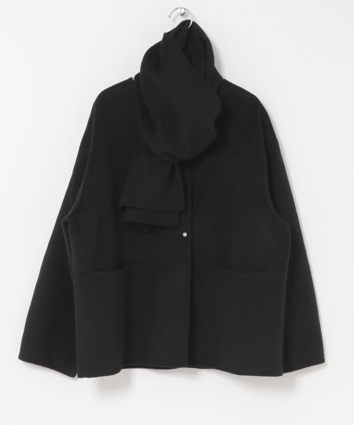 URBAN RESEARCH ROSSO「カシミヤビーバーストール付ノーカラーコート」|ノーカラーコート|