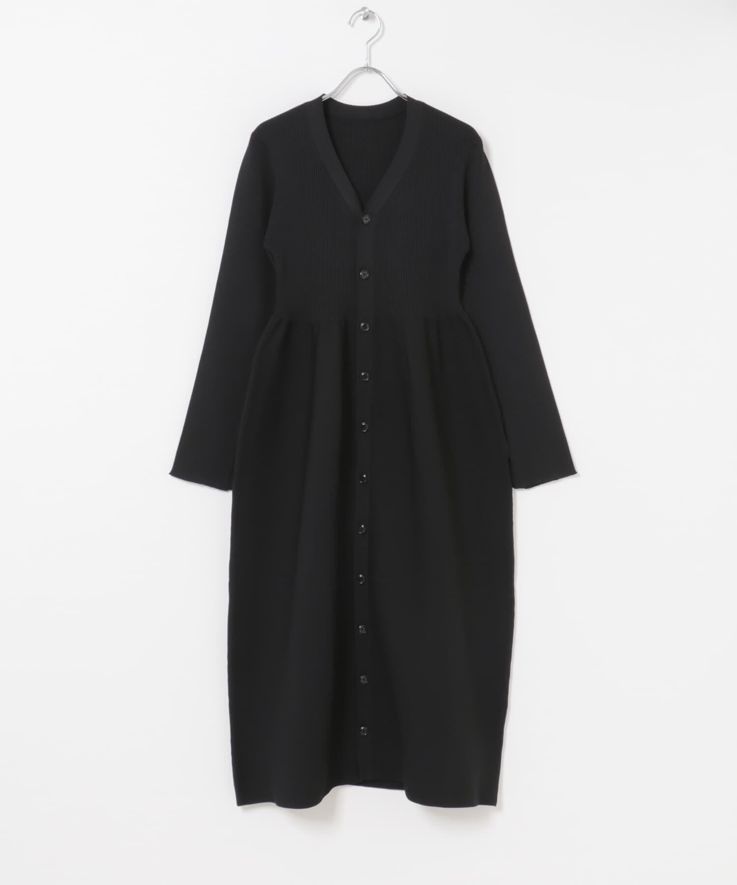 URBAN RESEARCH ROSSO「ボタンデザインフォルムニットワンピース」|ワンピース|