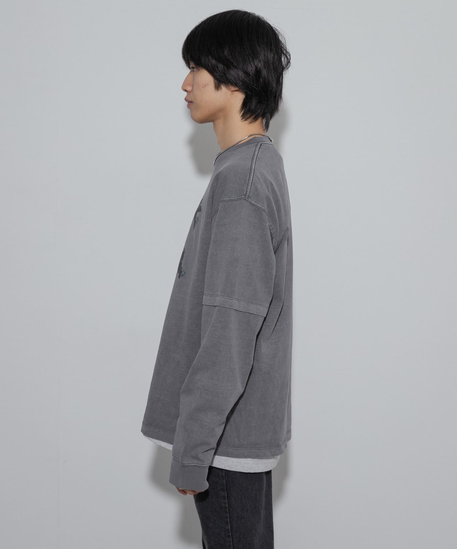 SENSE OF PLACE by URBAN RESEARCH「『別注』SHUHEI KOKI&times;SENSE OF PLACE　フェイクレイヤードTシャツ」|Tシャツ・カットソー|