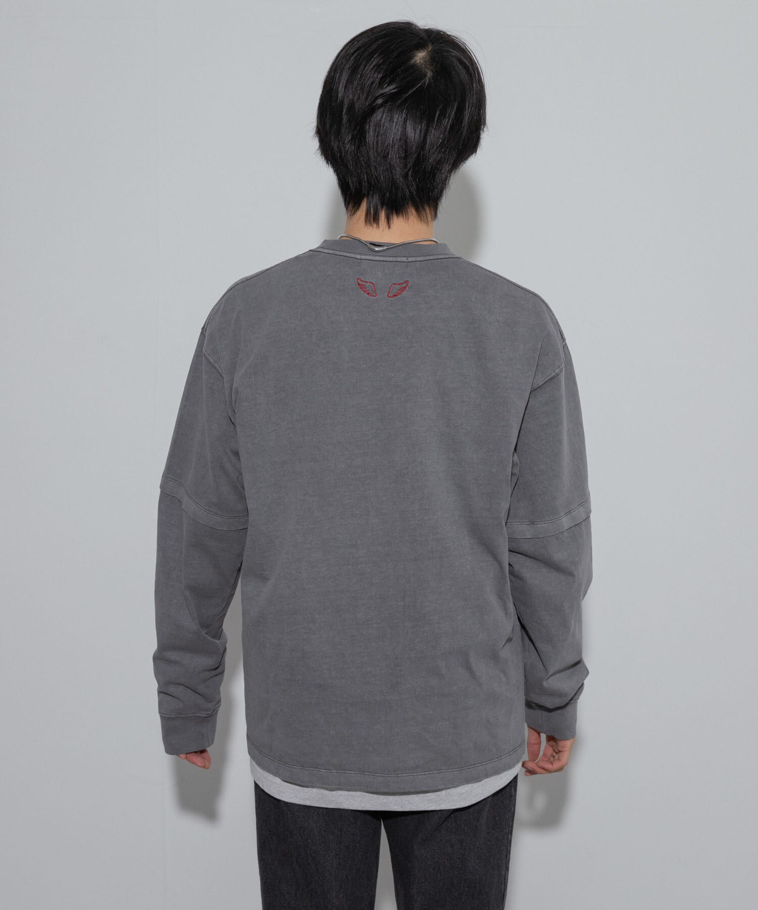 SENSE OF PLACE by URBAN RESEARCH「『別注』SHUHEI KOKI&times;SENSE OF PLACE　フェイクレイヤードTシャツ」|Tシャツ・カットソー|
