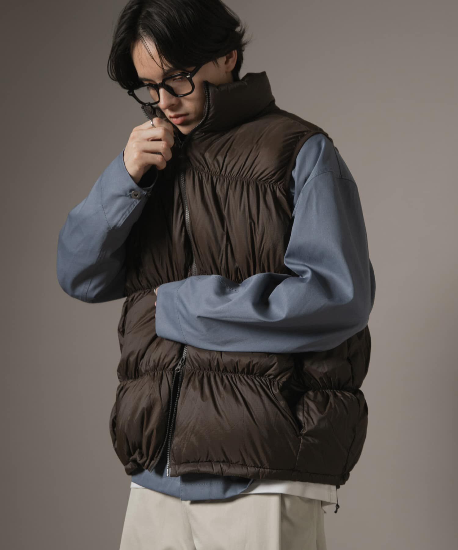 SENSE OF PLACE by URBAN RESEARCH「『別注』TAION&times;SENSE OF PLACE　ダウンオーバーベスト」|ダウンベスト・ベスト|