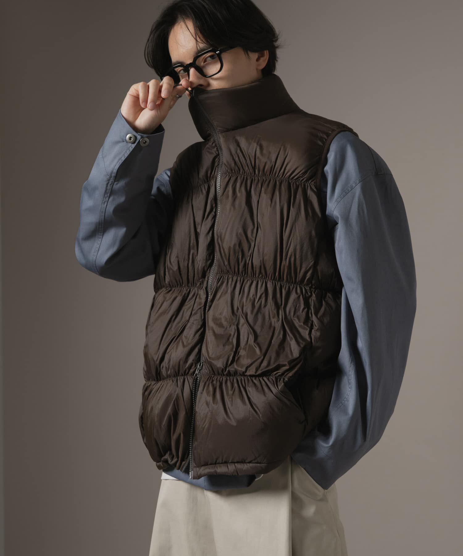 SENSE OF PLACE by URBAN RESEARCH「『別注』TAION&times;SENSE OF PLACE　ダウンオーバーベスト」|ダウンベスト・ベスト|