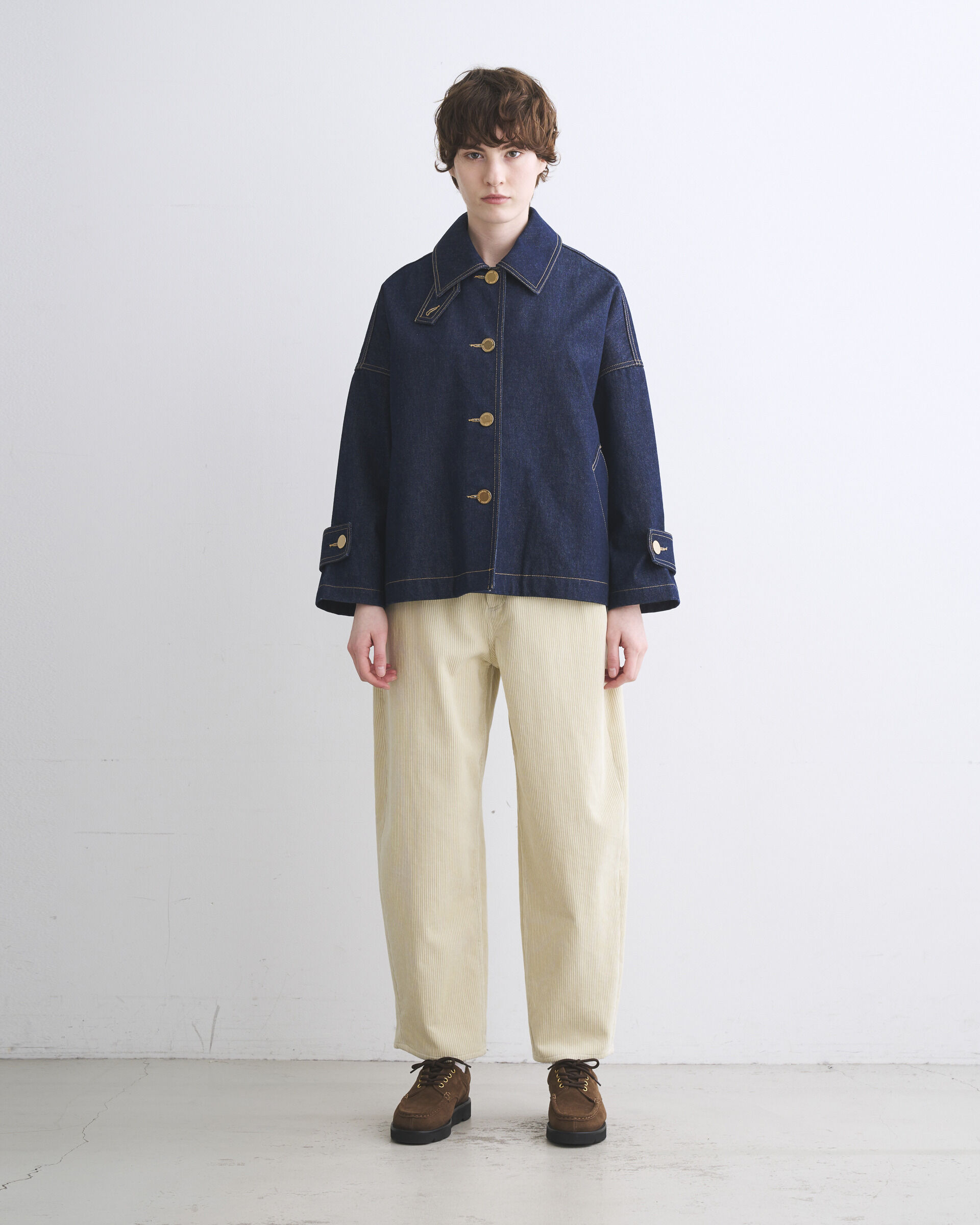 Traditional Weatherwear「MALTON BUTTON THROUGH SHORT DENIM」|その他|