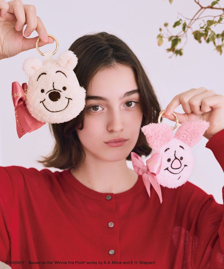 Maison de FLEUR「Piglet/フェイスポーチチャーム」|ポーチ|