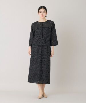 Le Souk「レーススカート｜上品なレースが映えるすっきり美シルエットのスカート」|タイト|