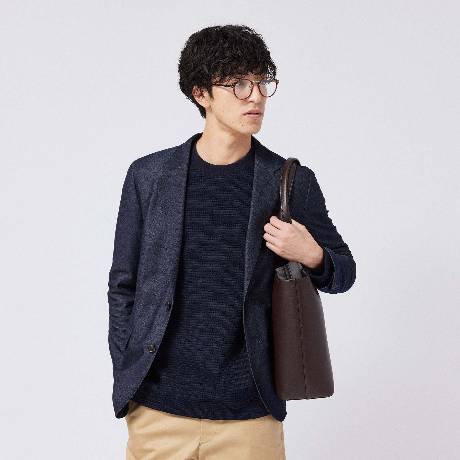 TAKEO KIKUCHI「ニットライクワッフル プルオーバージャージ」|Tシャツ・カットソー|