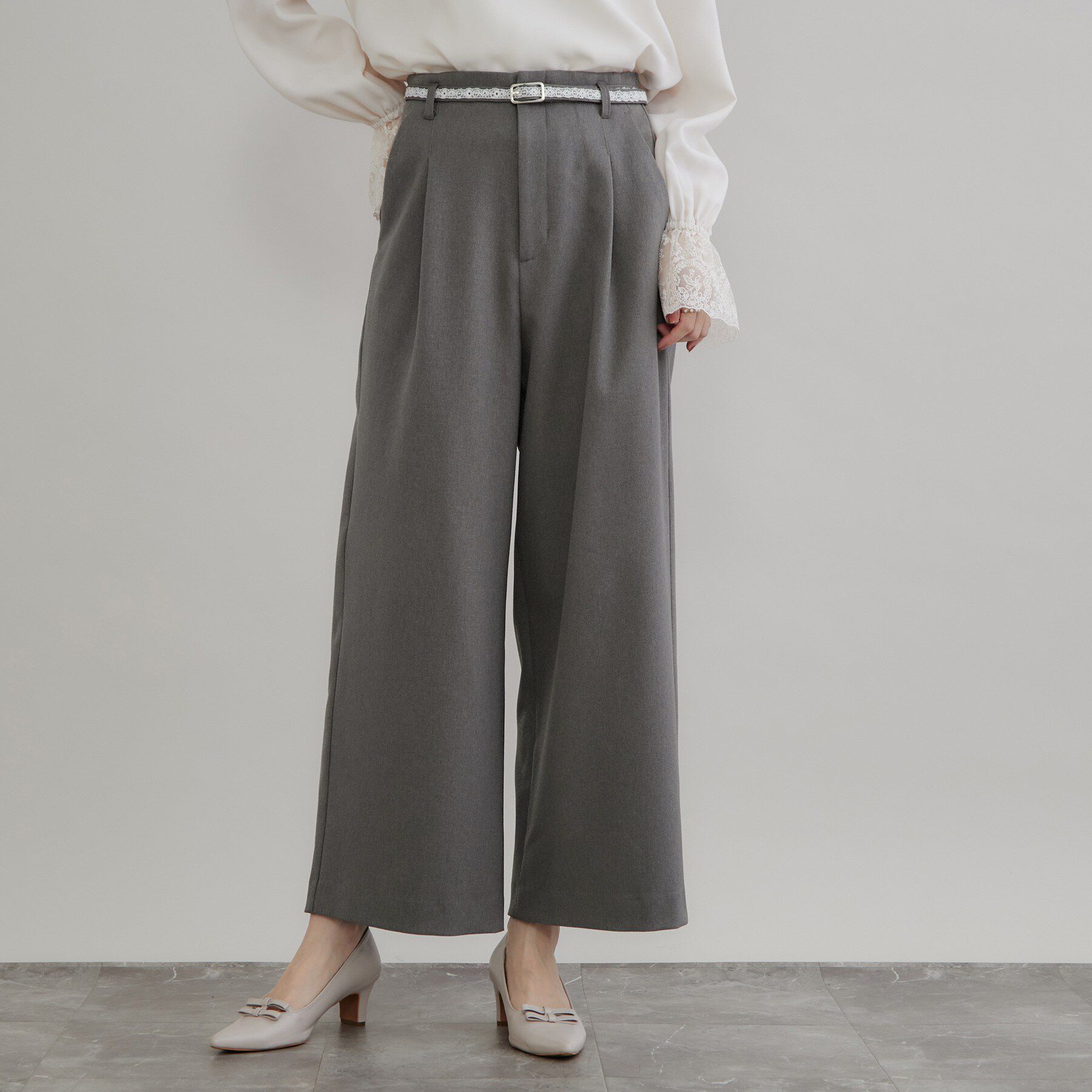 Couture broach「LANATECレースベルトパンツ」|その他|