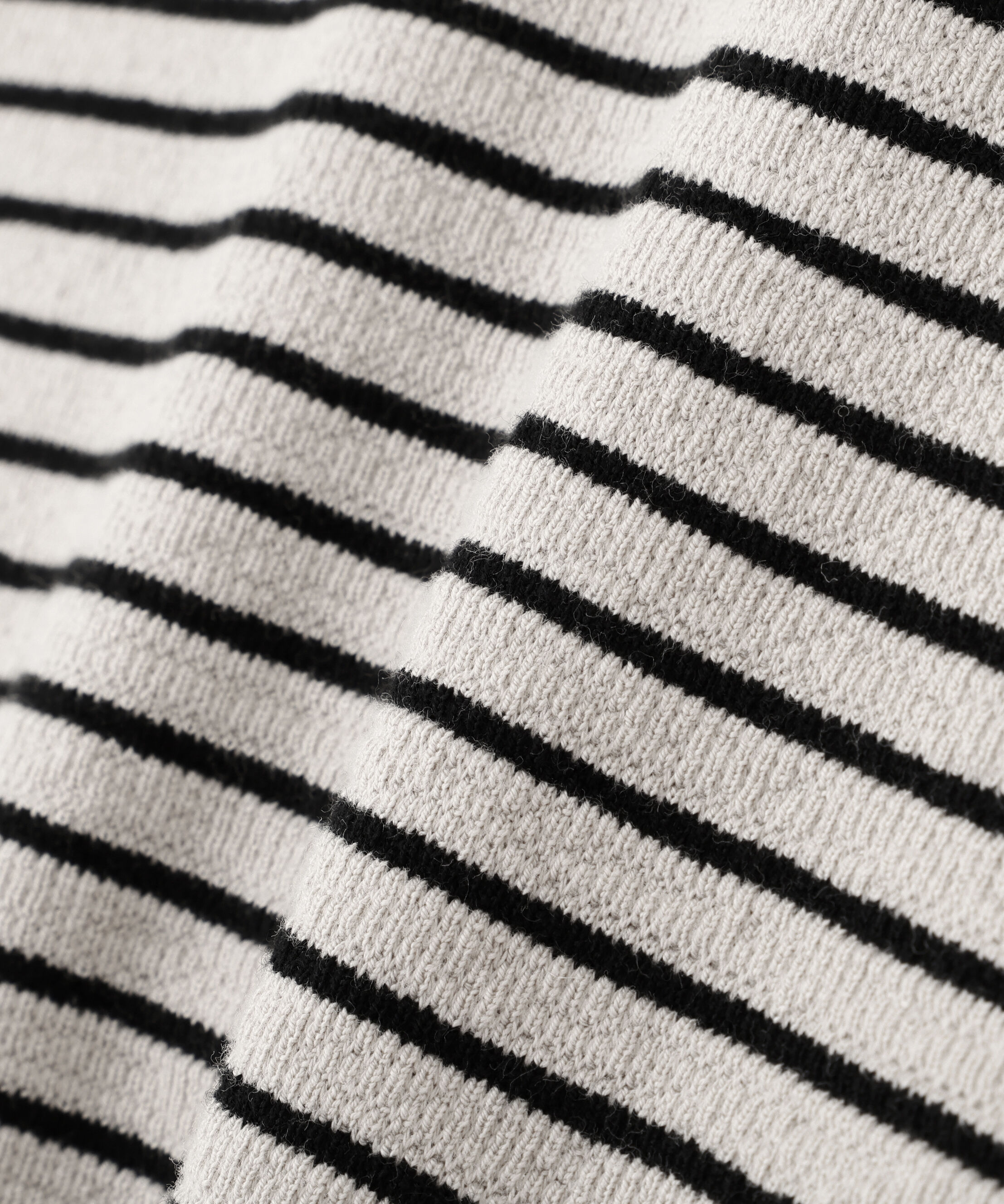 MHL.「TEXTURED COTTON STRIPE TOP」|Tシャツ・カットソー|