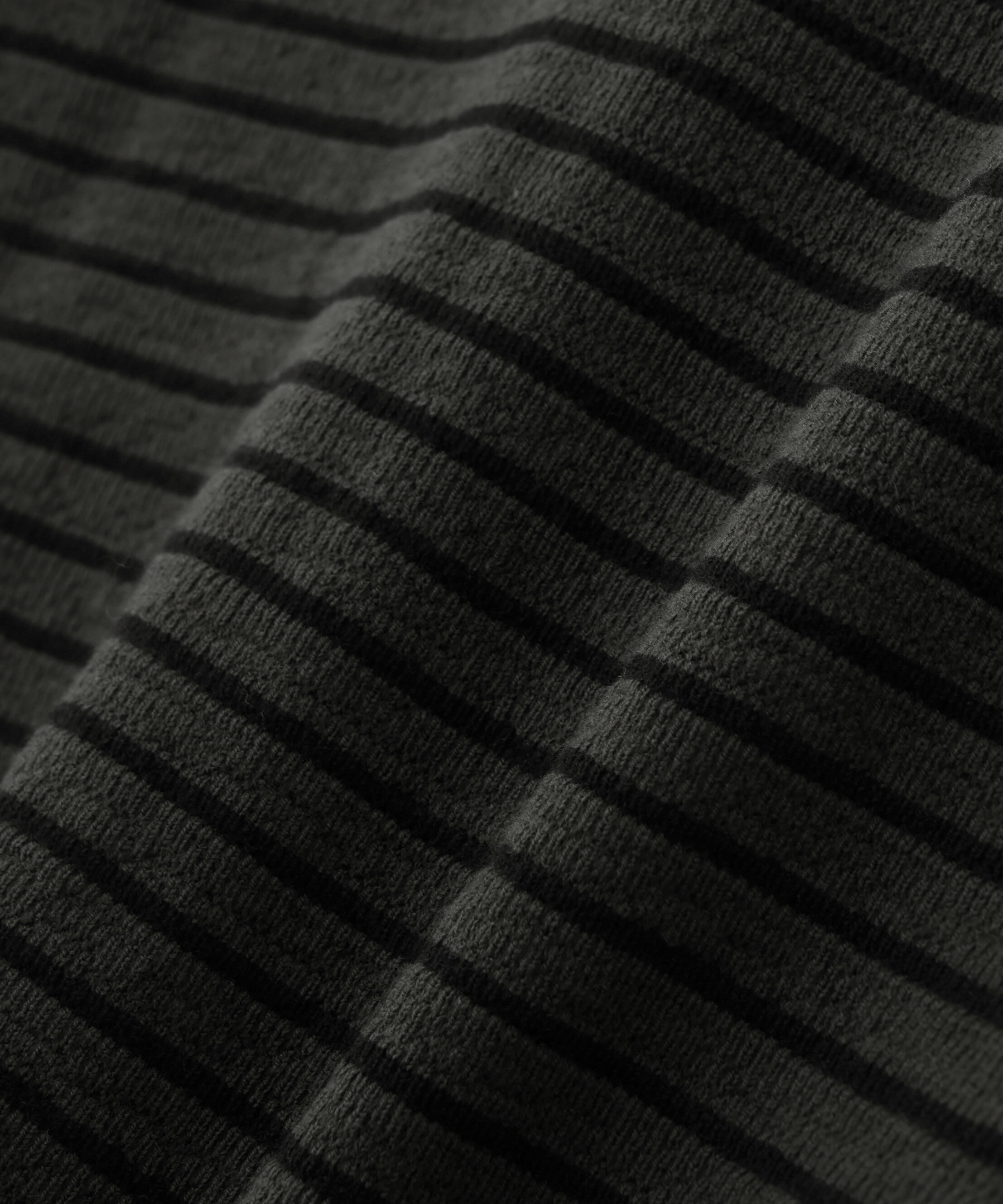 MHL.「TEXTURED COTTON STRIPE TOP」|Tシャツ・カットソー|