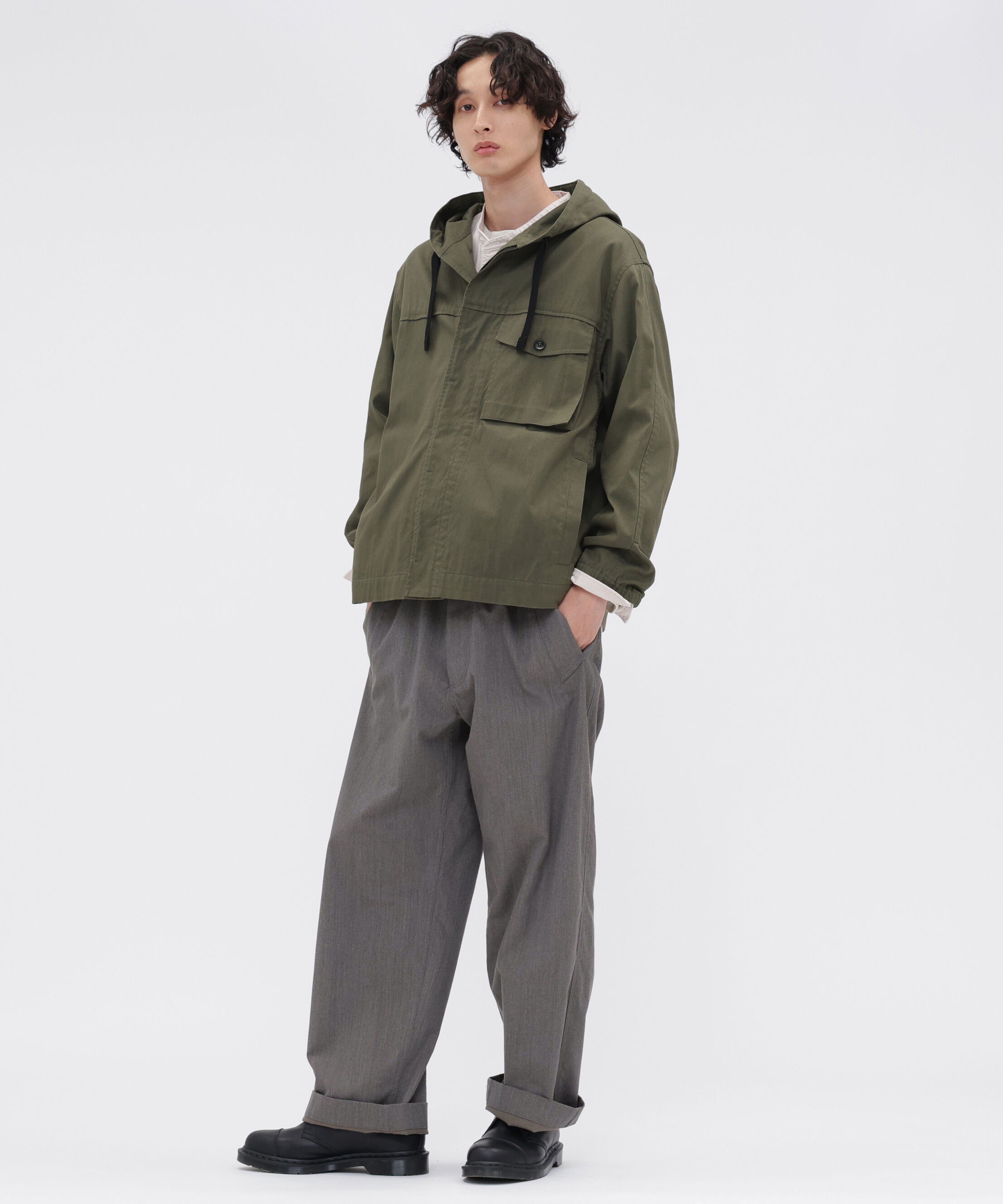 MHL.「COTTON NYLON TWILL BLOUSON」|ブルゾン・スタジャン|