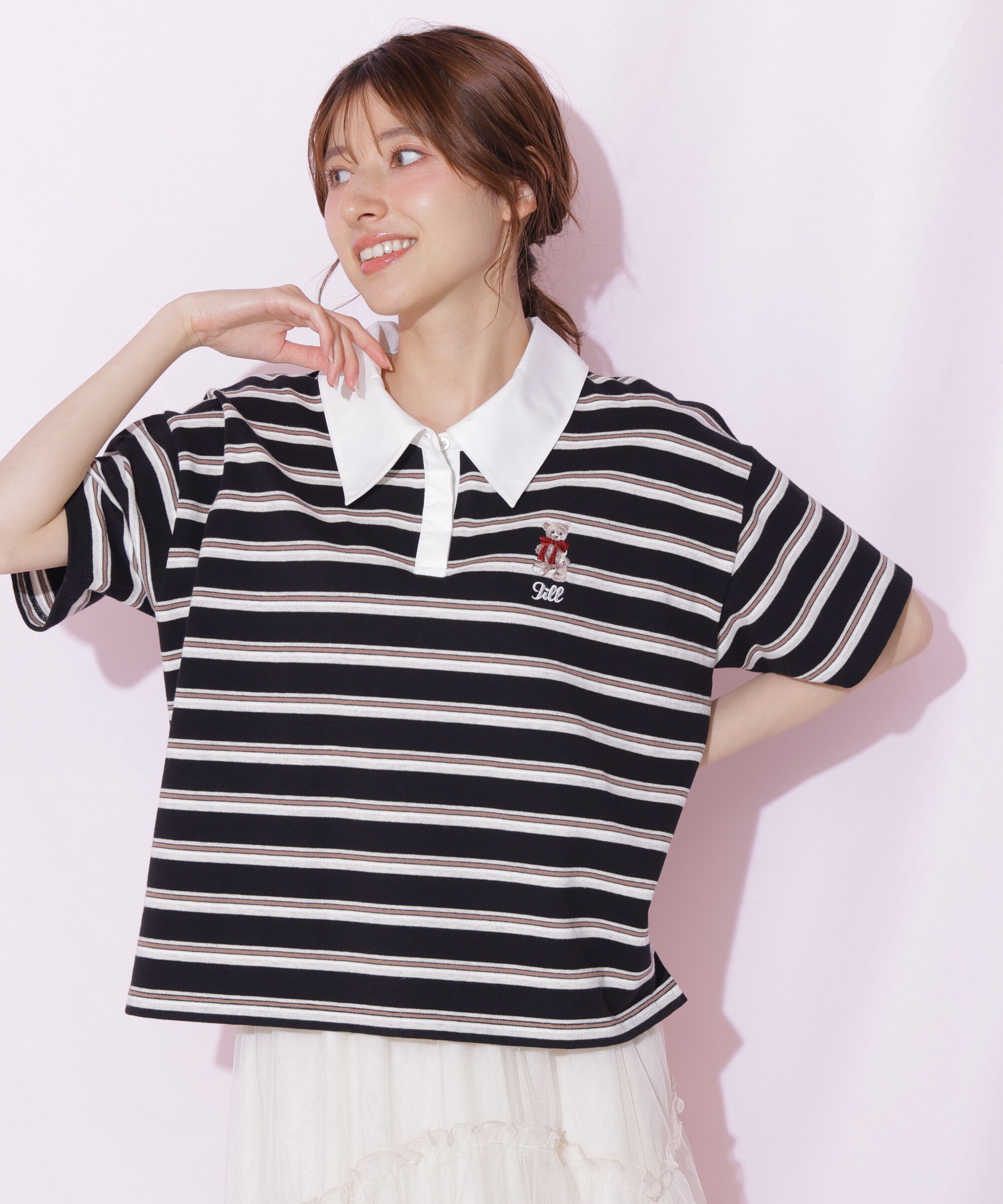  「＜BEARシリーズ＞ラガートップス」|Tシャツ・カットソー|