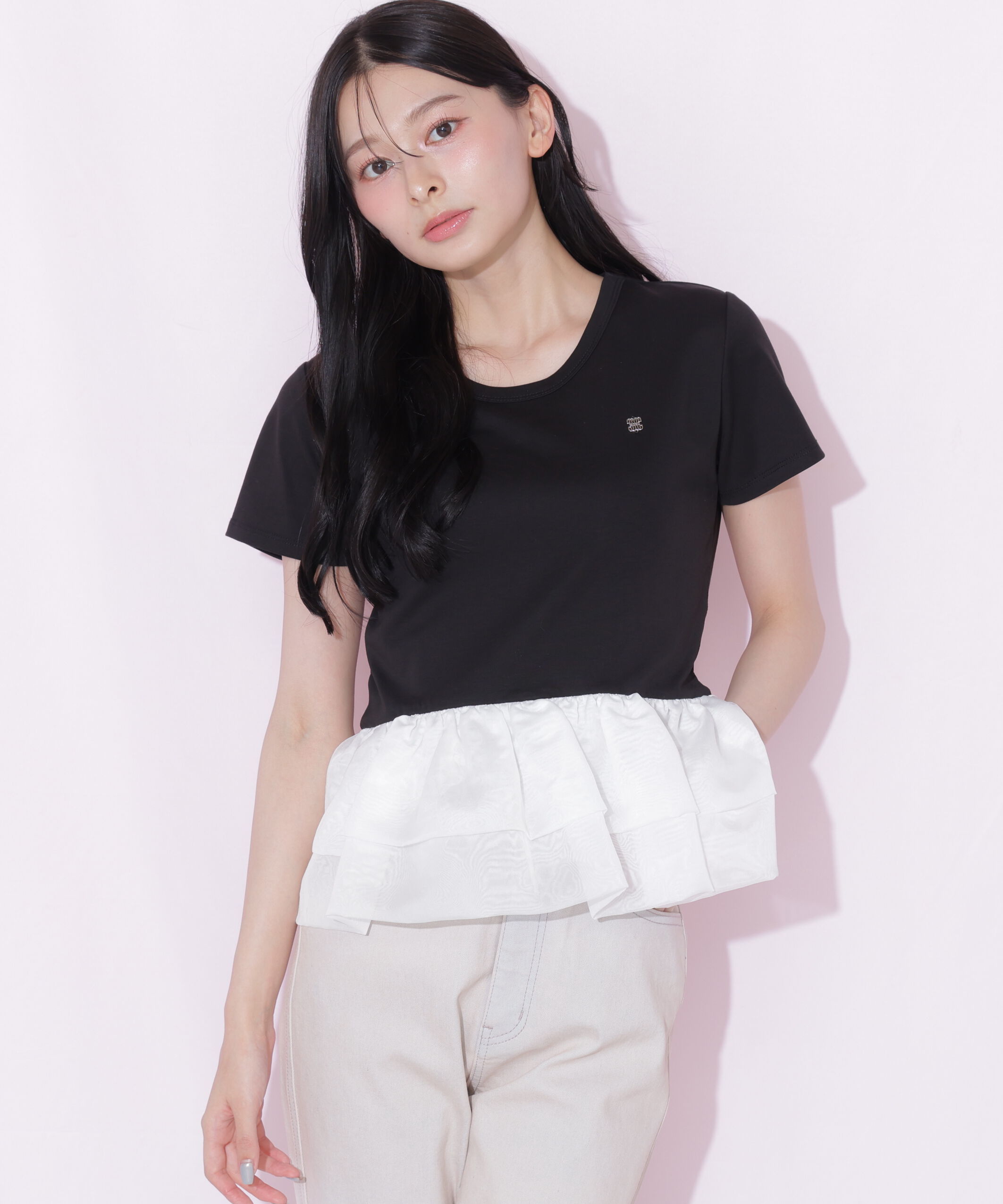  「裾バルーンTシャツ」|Tシャツ・カットソー|