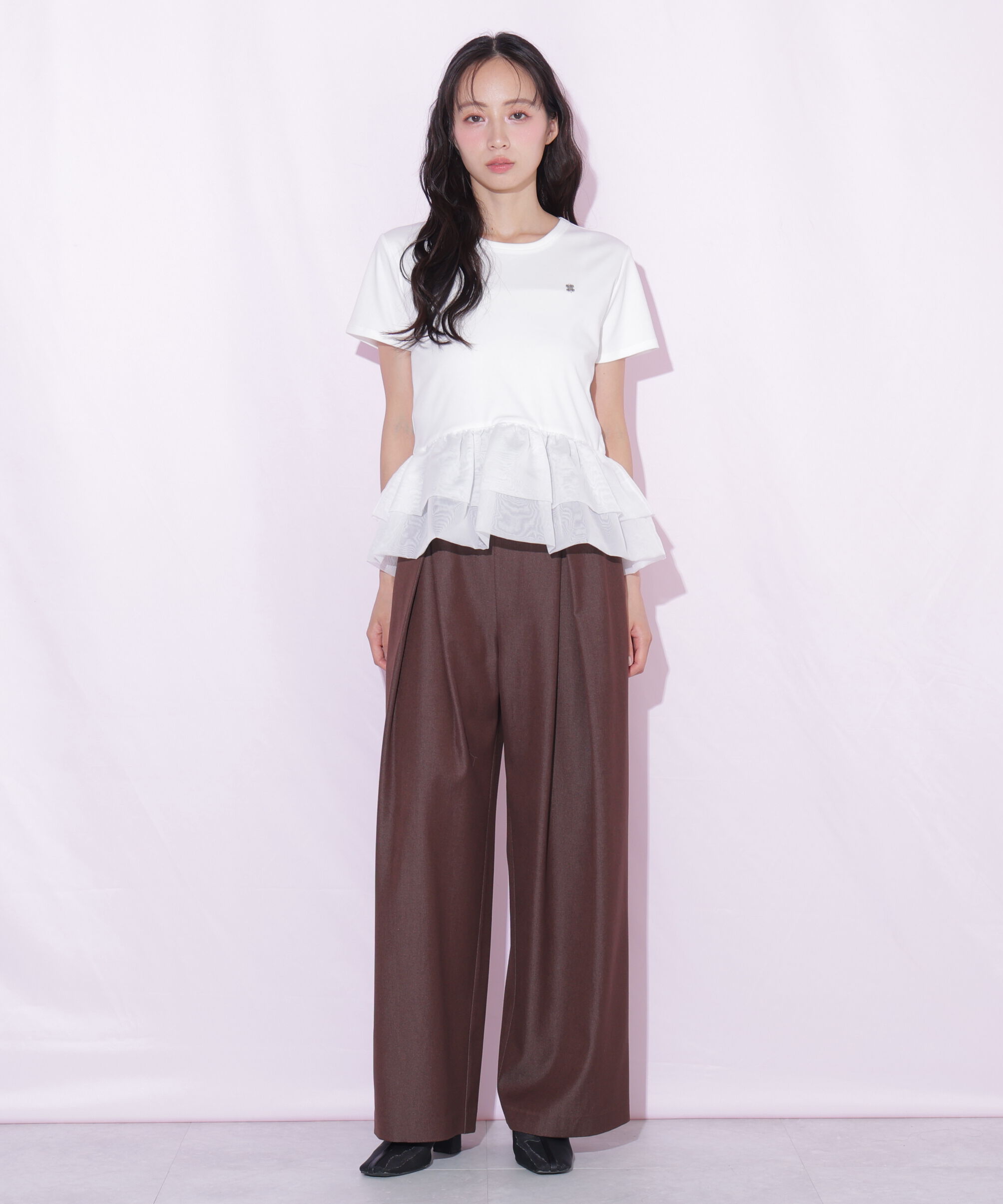  「裾バルーンTシャツ」|Tシャツ・カットソー|