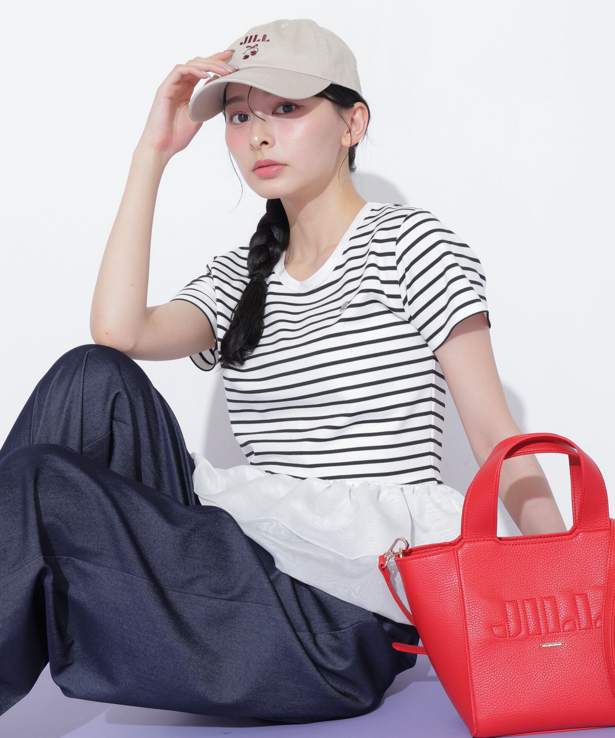  「裾バルーンTシャツ」|Tシャツ・カットソー|ホワイトボー 1