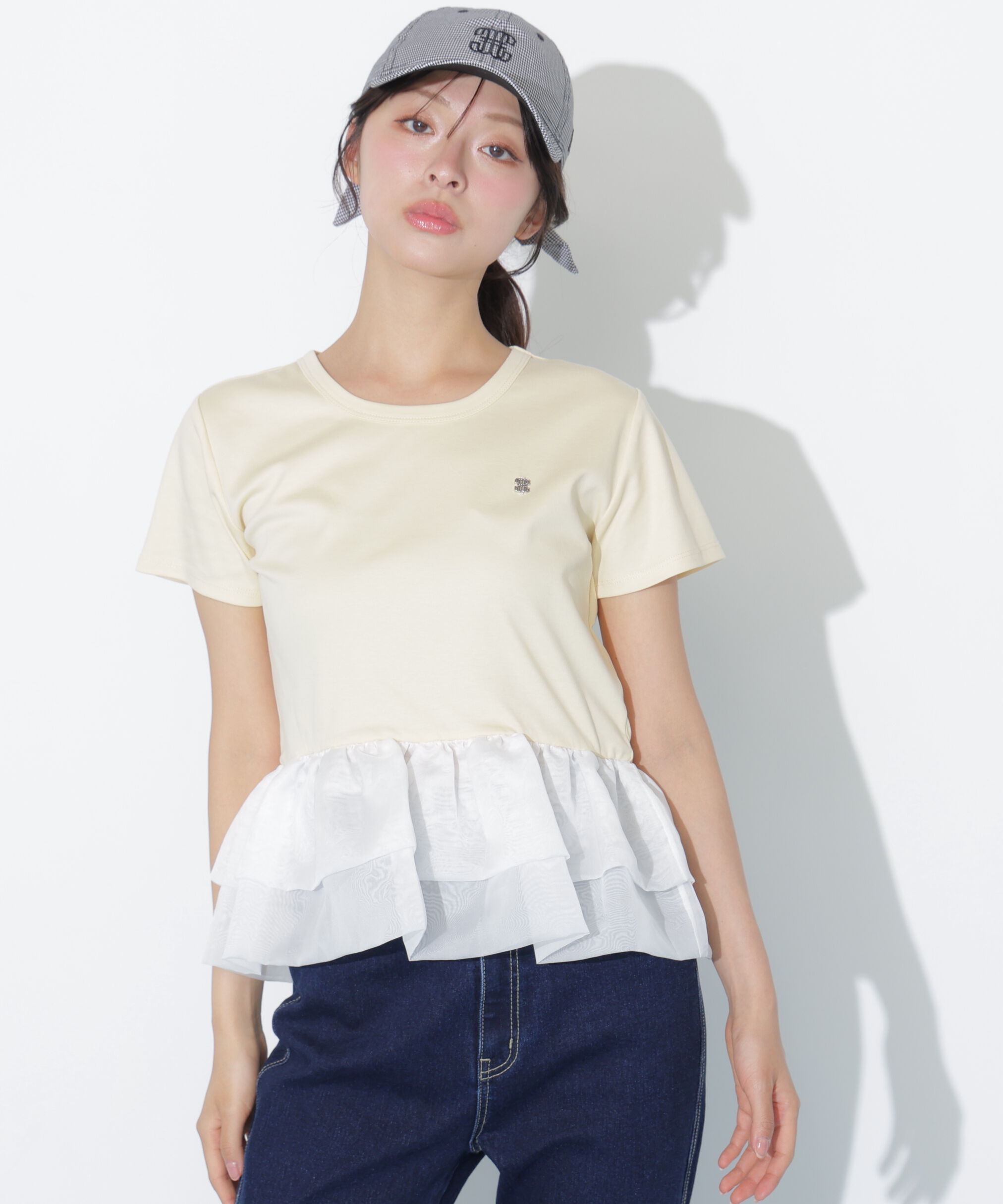  「裾バルーンTシャツ」|Tシャツ・カットソー|