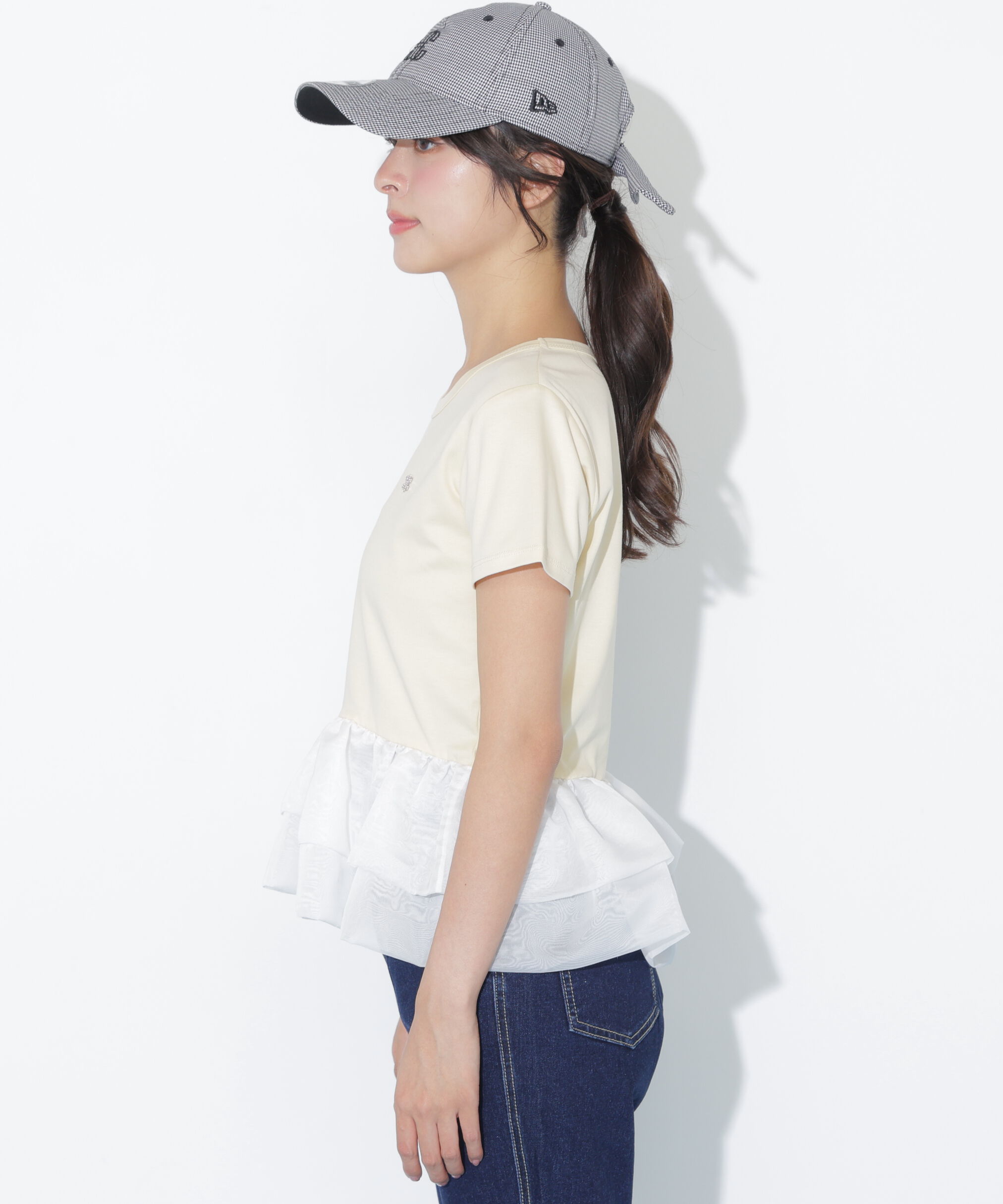  「裾バルーンTシャツ」|Tシャツ・カットソー|
