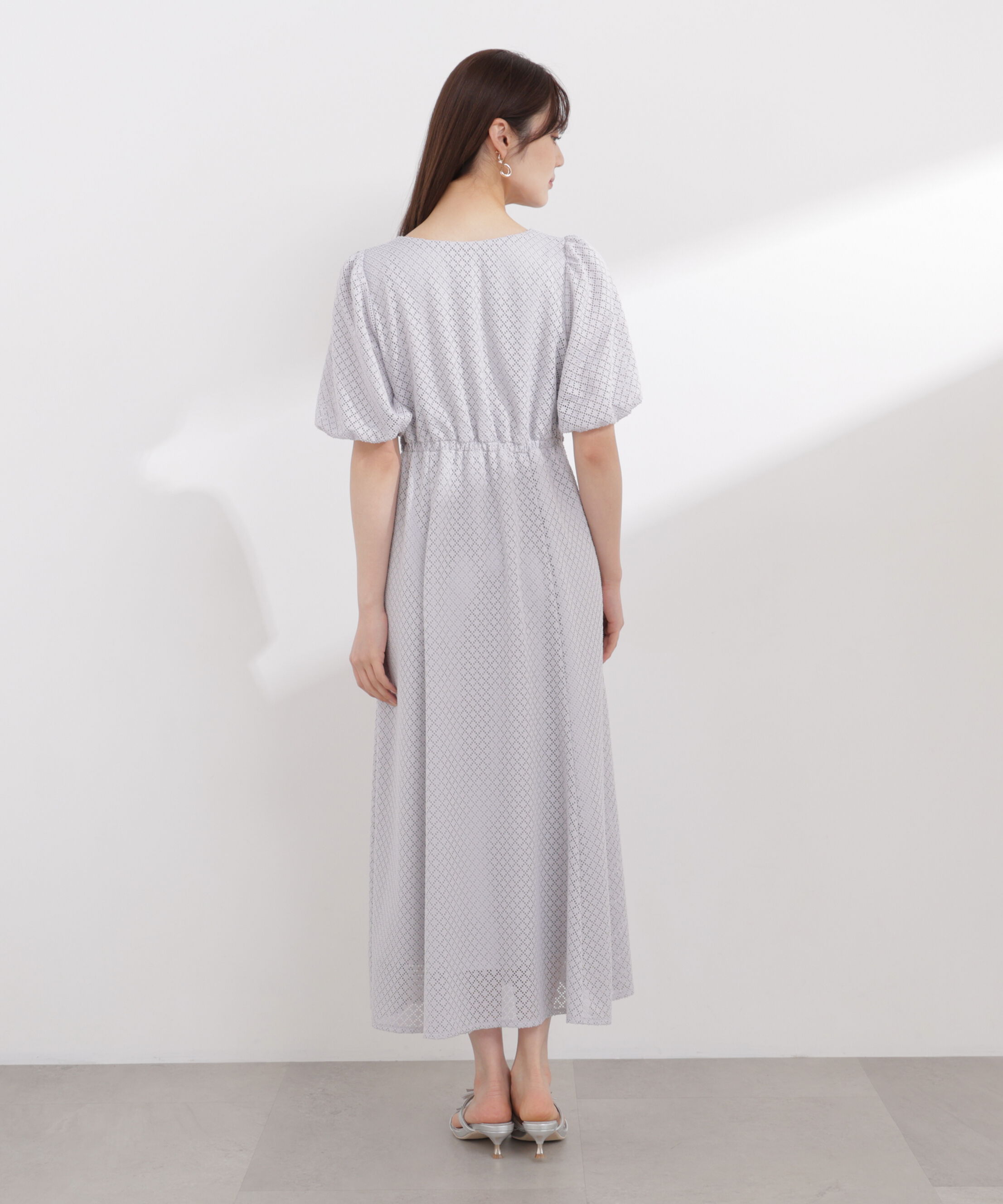 PROPORTION BODY DRESSING「パフスリーブフロント釦ワンピース 26SS」|ワンピース|