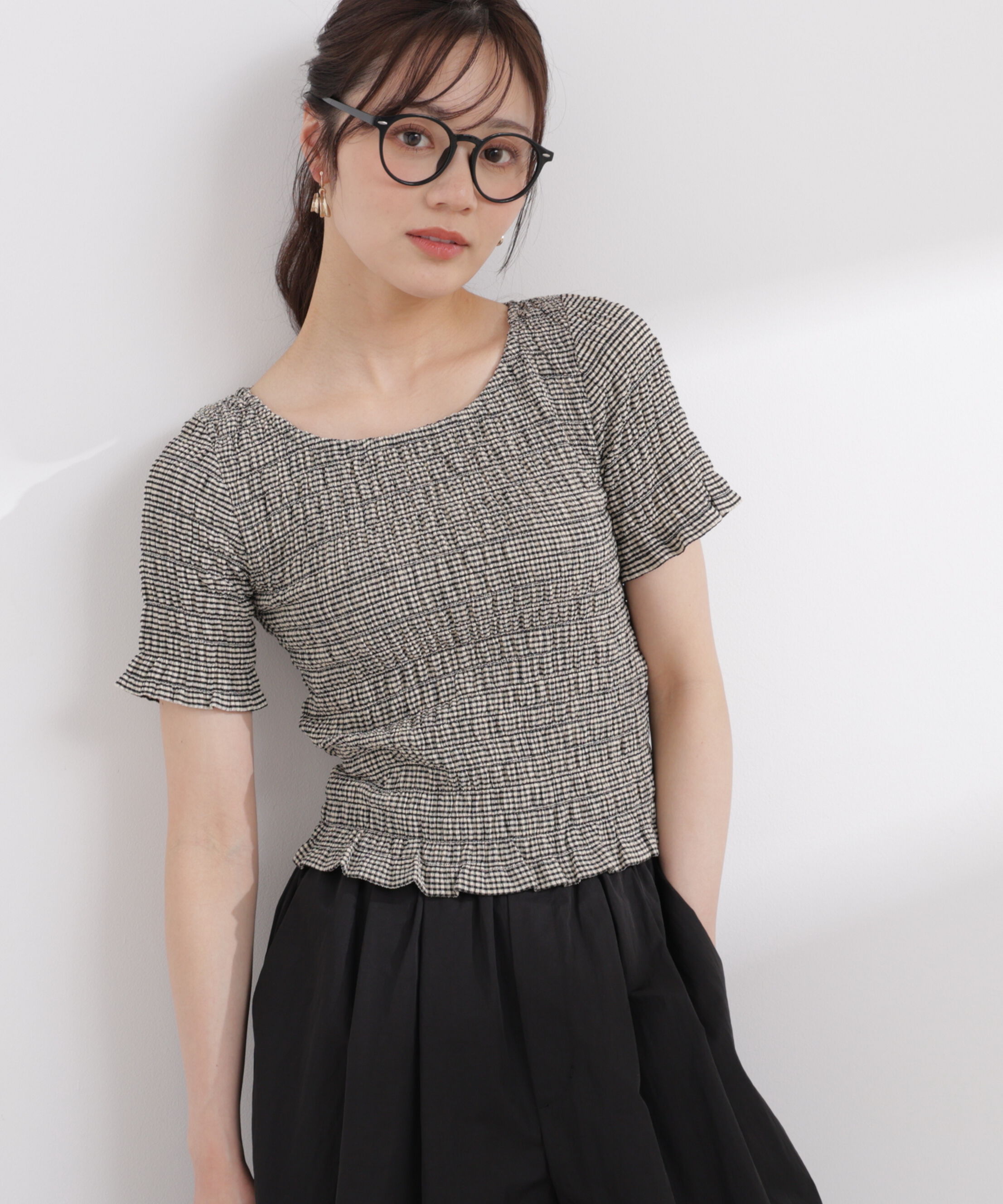 PROPORTION BODY DRESSING「バックオープンシャーリングトップス 26SS」|Tシャツ・カットソー|