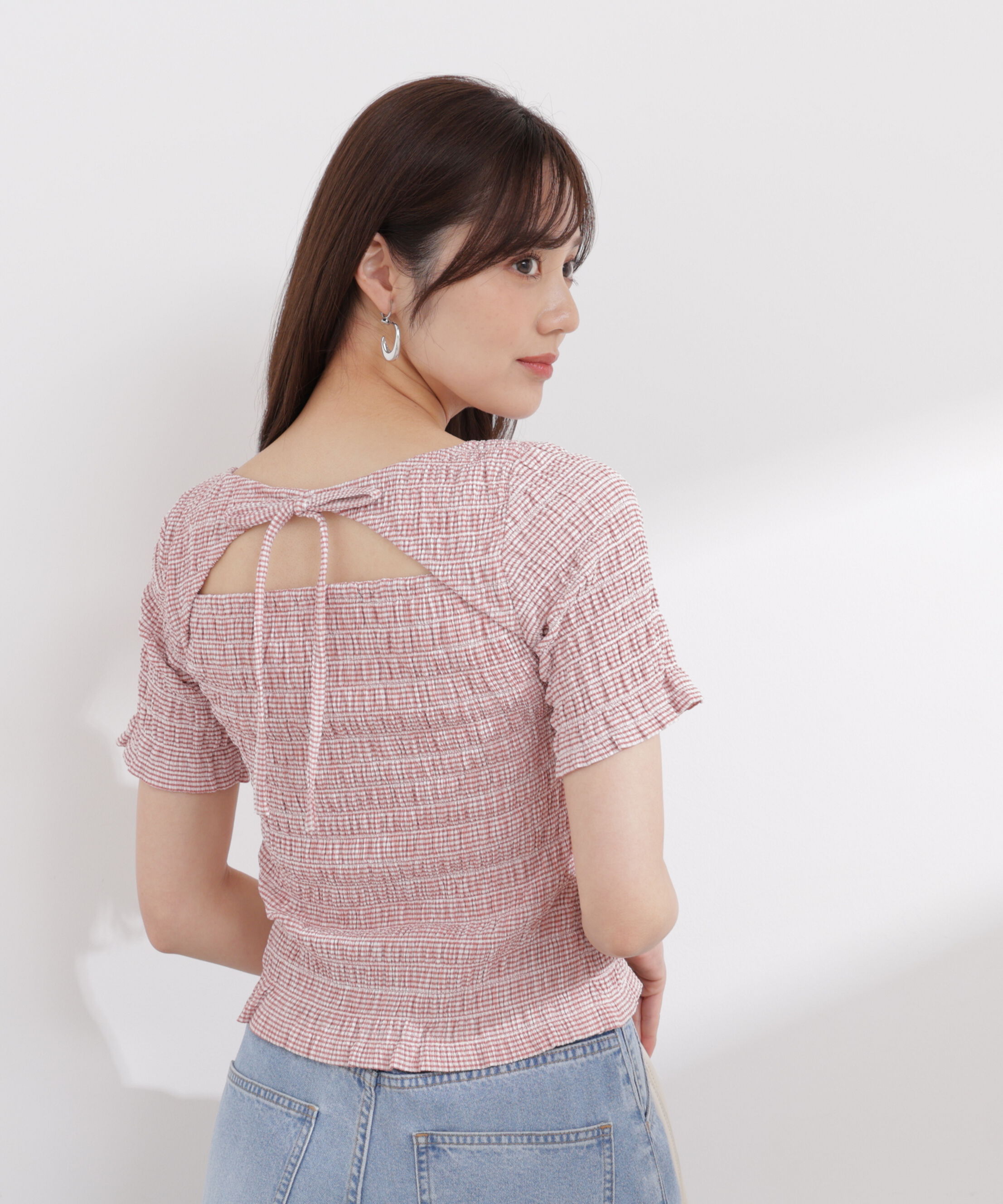 PROPORTION BODY DRESSING「バックオープンシャーリングトップス 26SS」|Tシャツ・カットソー|