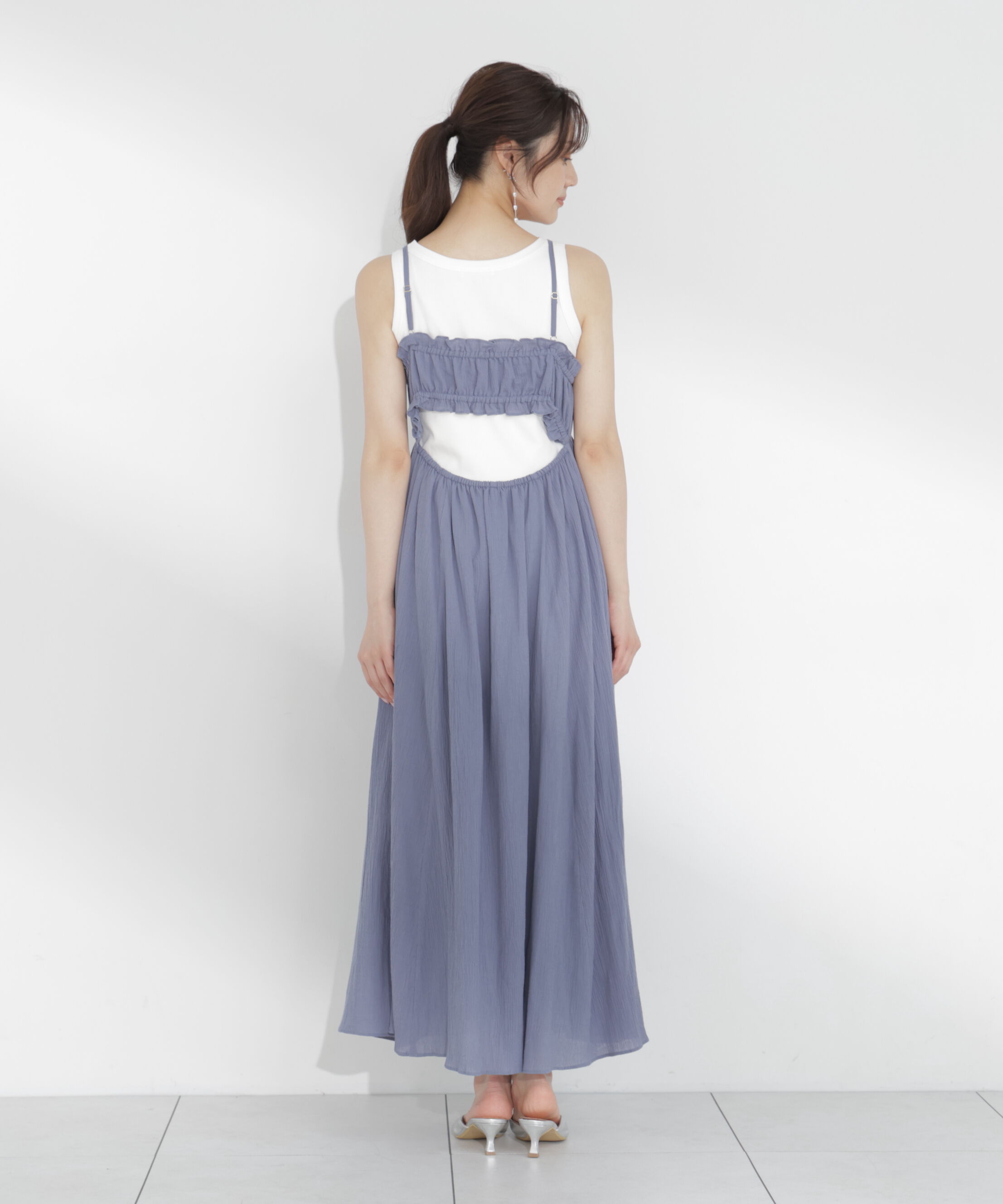 PROPORTION BODY DRESSING「＜EDIT COLOGNE＞レーストリムコットンボイルワンピース」|ワンピース|