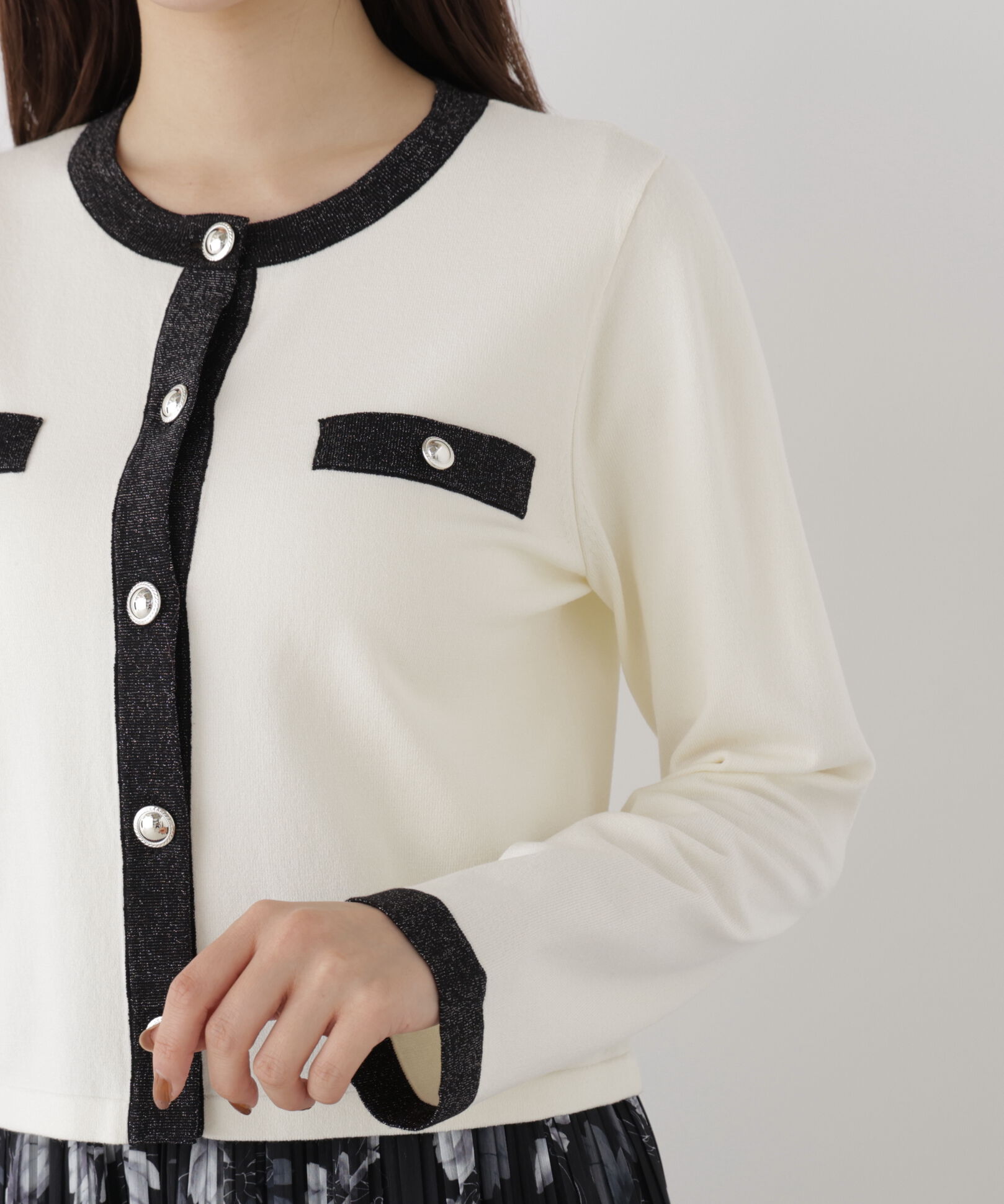PROPORTION BODY DRESSING「バイカラーアンサンブルニット」|ニット・セーター|