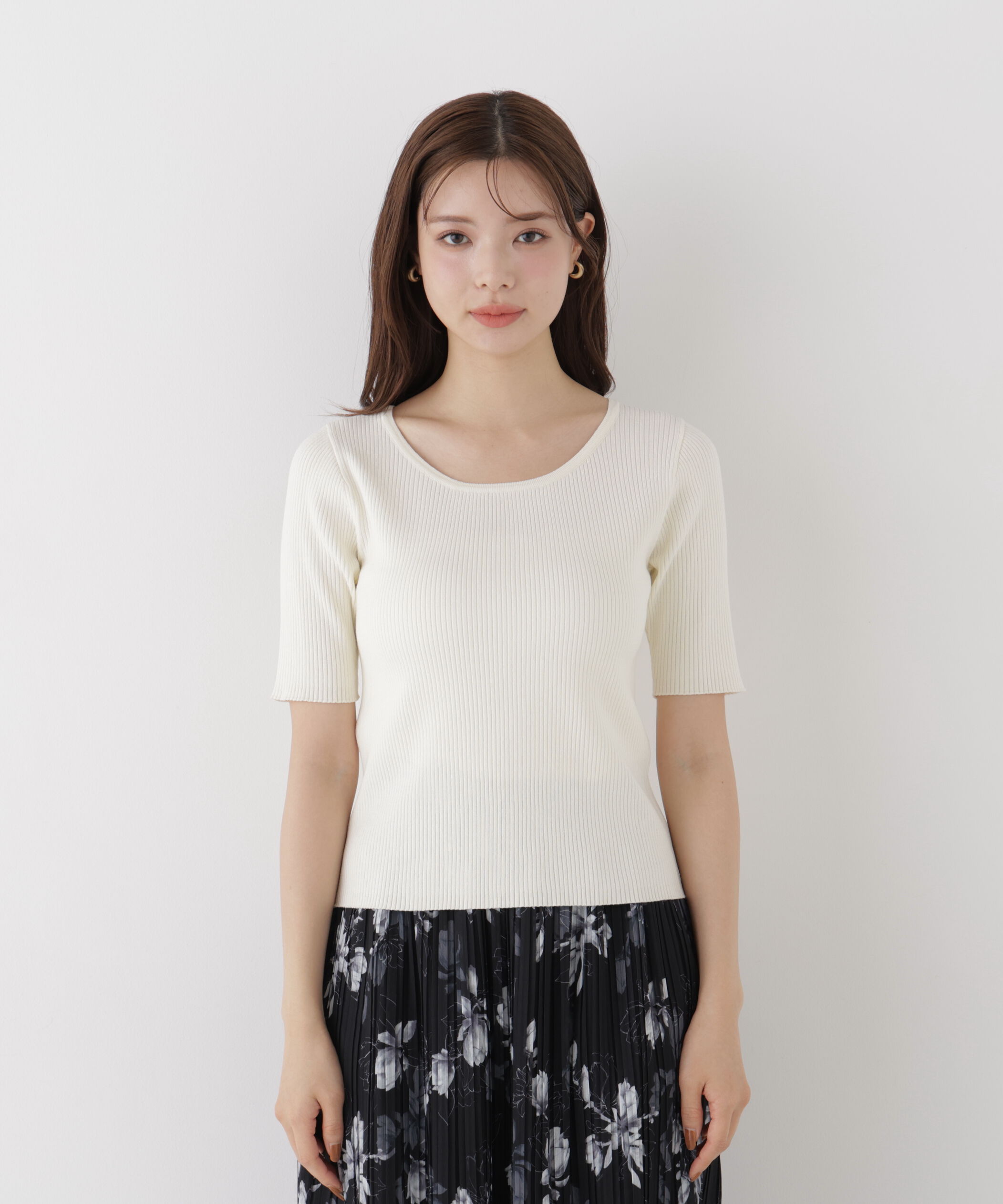 PROPORTION BODY DRESSING「バイカラーアンサンブルニット」|ニット・セーター|