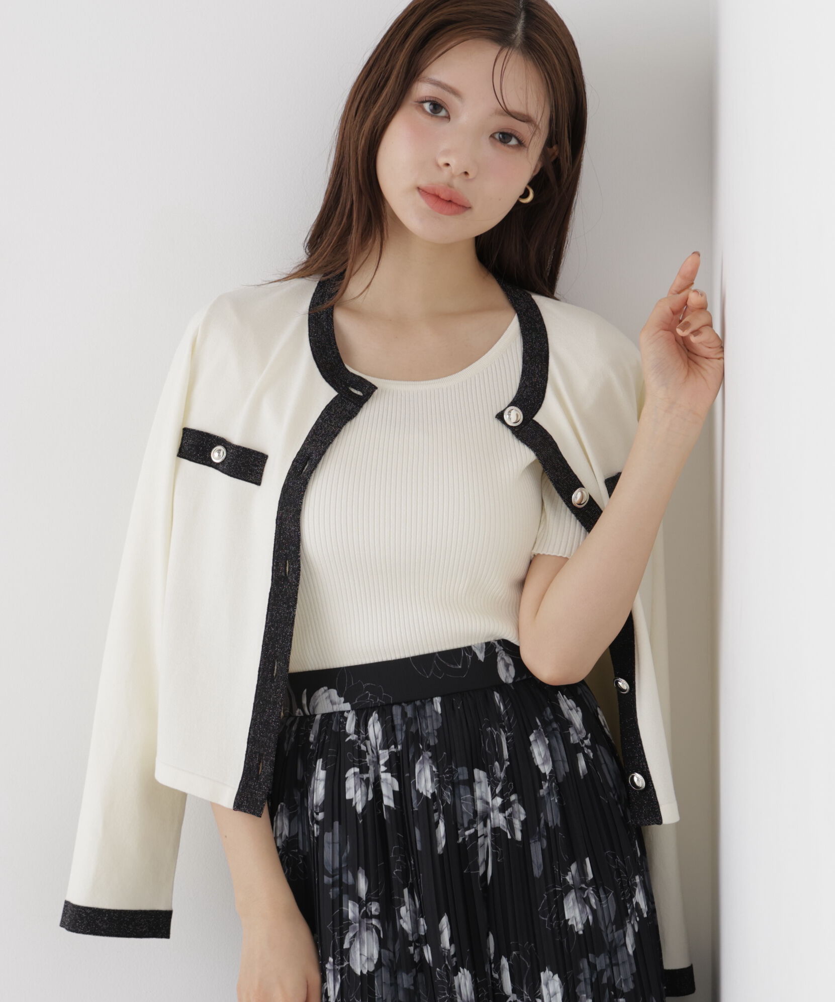 PROPORTION BODY DRESSING「バイカラーアンサンブルニット」|ニット・セーター|