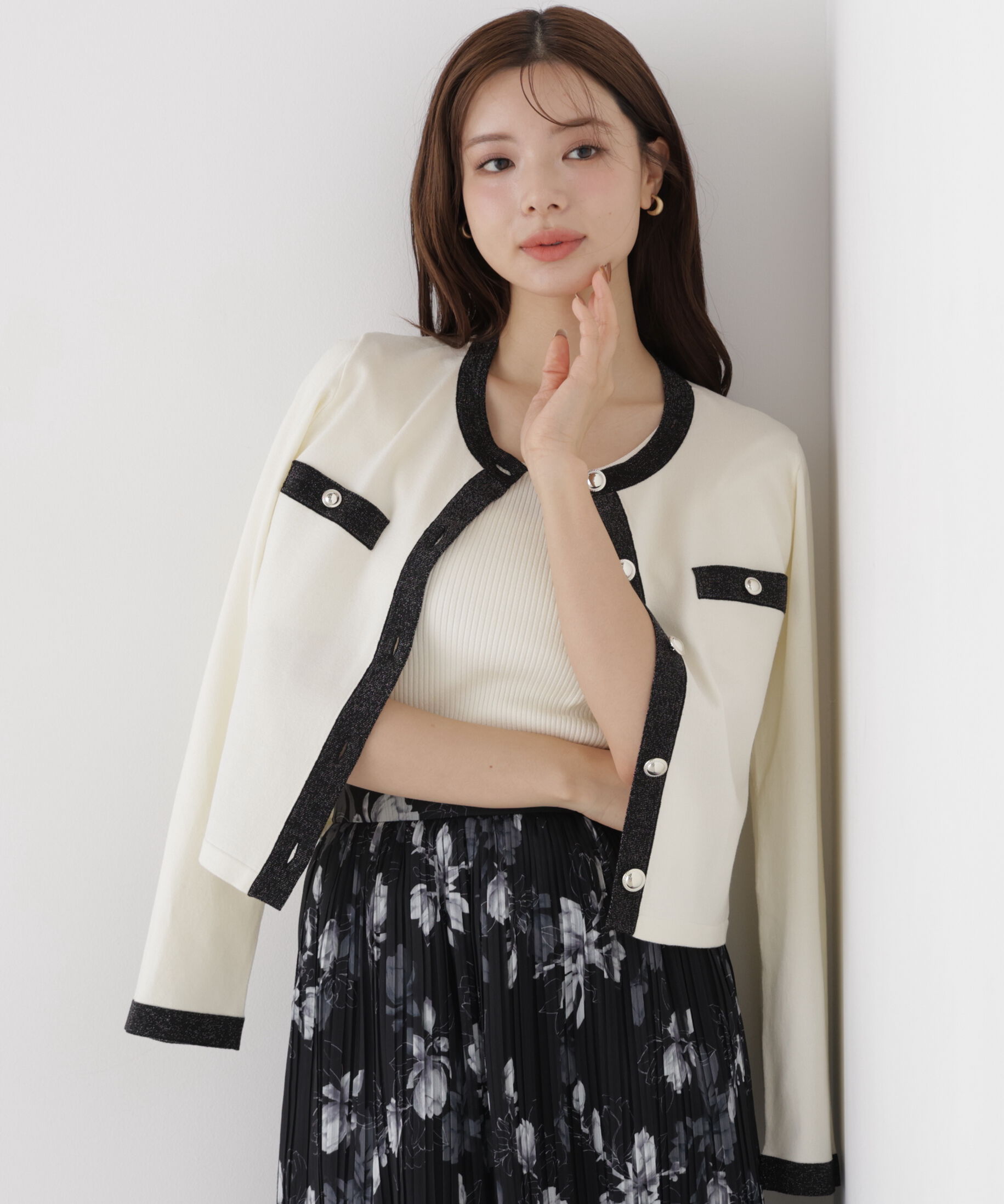 PROPORTION BODY DRESSING「バイカラーアンサンブルニット」|ニット・セーター|