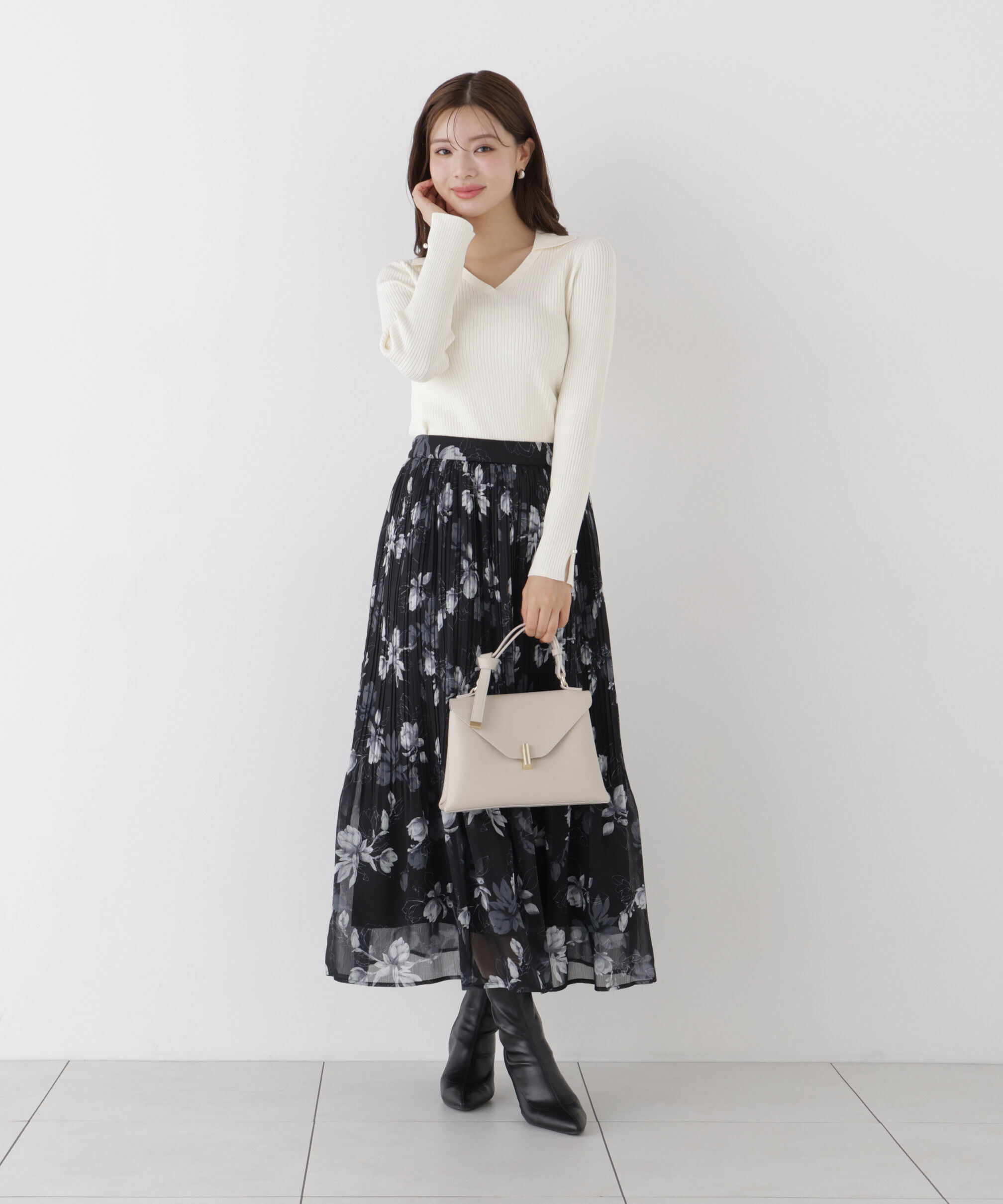 PROPORTION BODY DRESSING「レディースキッパーリブニット」|ニット・セーター|