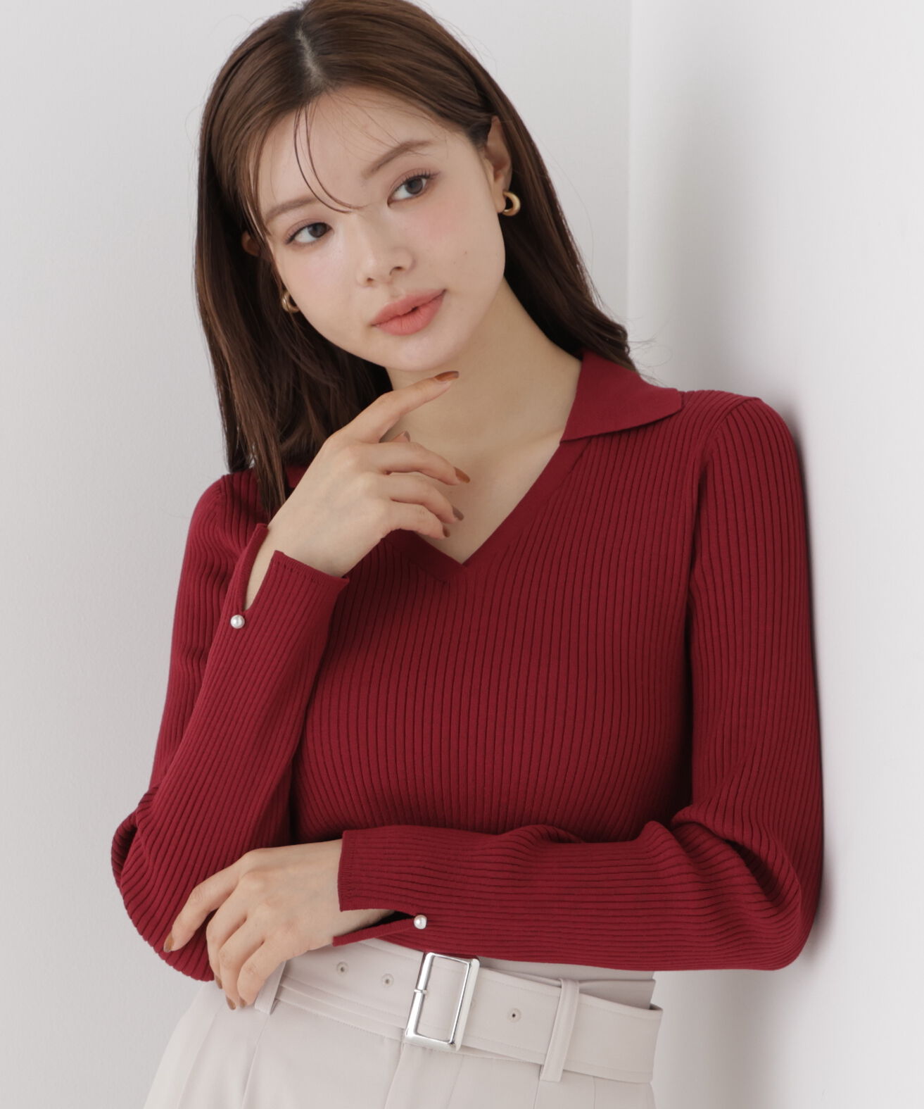 PROPORTION BODY DRESSING「レディースキッパーリブニット」|ニット・セーター|