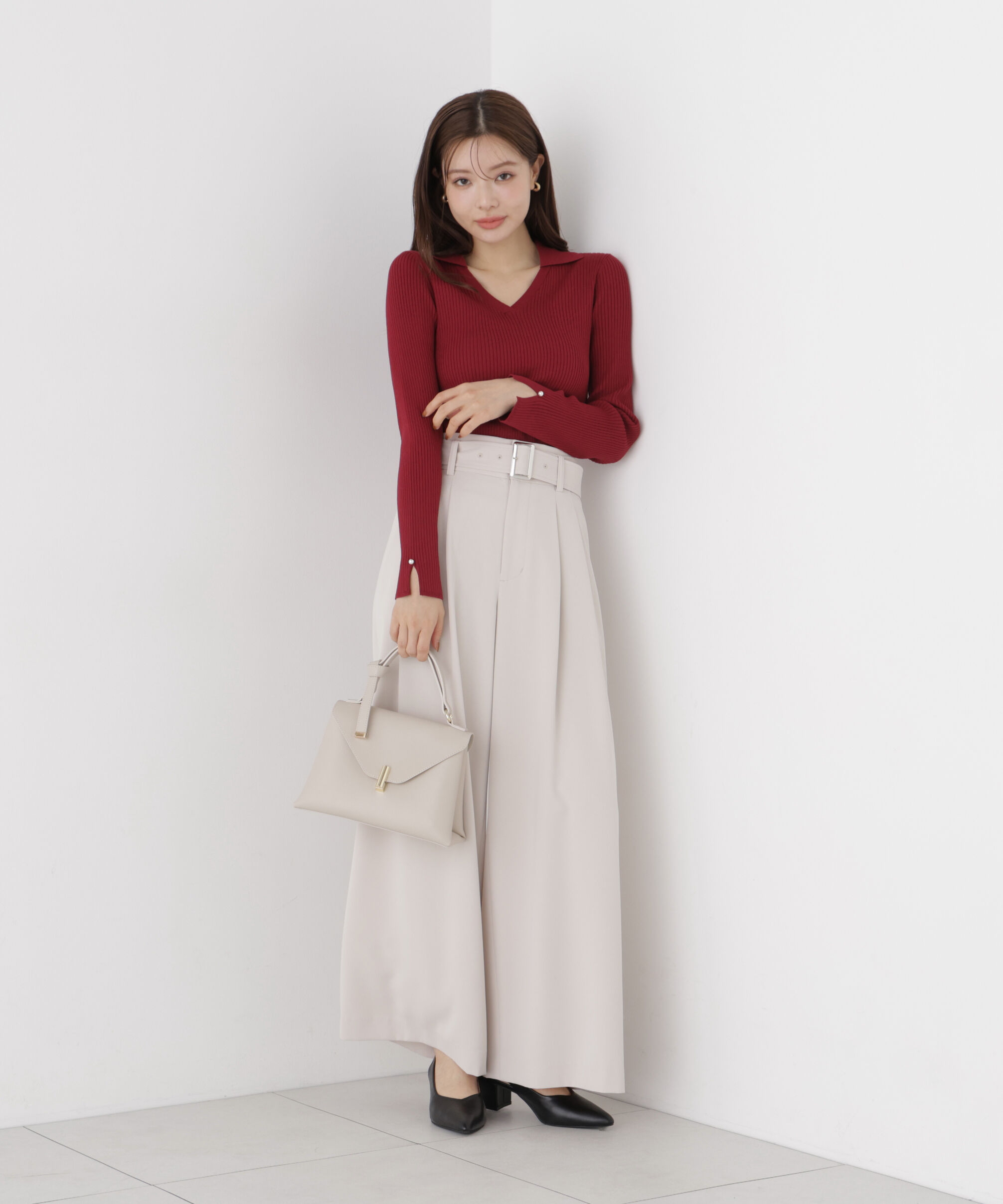 PROPORTION BODY DRESSING「レディースキッパーリブニット」|ニット・セーター|