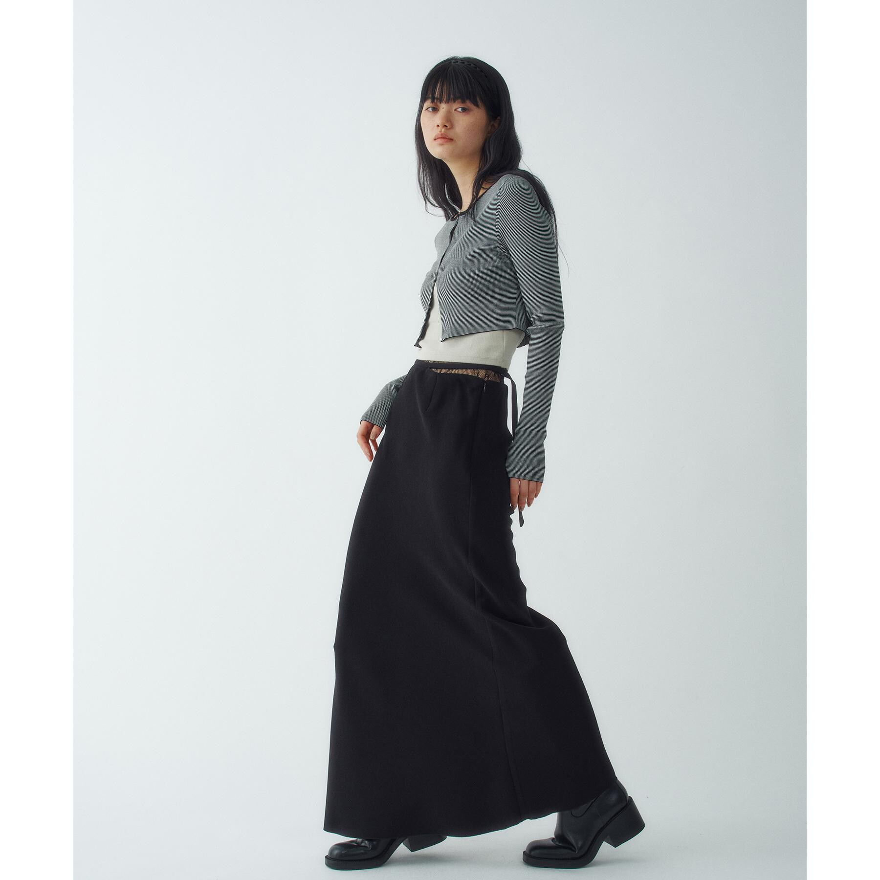 CODE A「【Re】stretch hook cardigan」|カーディガン|