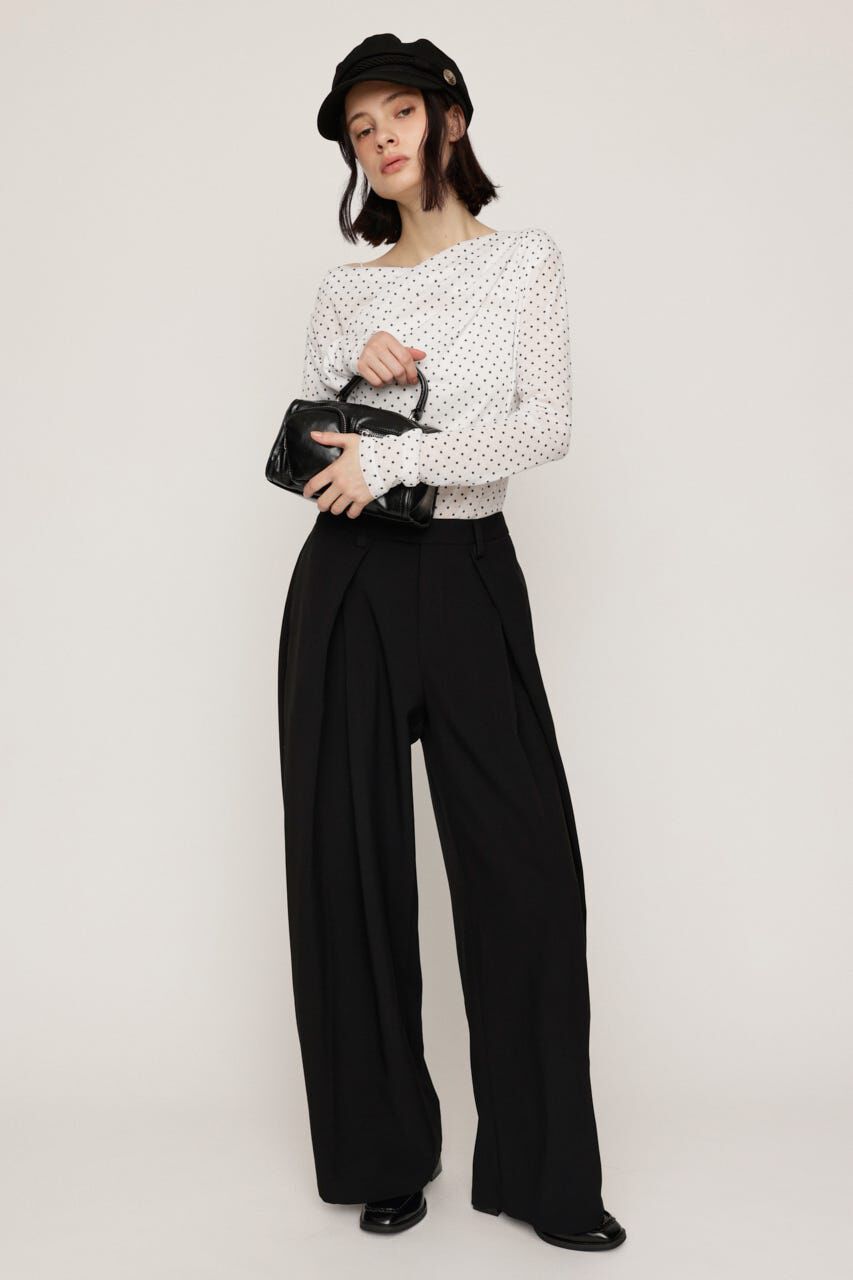 SLY「TUCK WIDE MANNISH SLACKS」|その他|