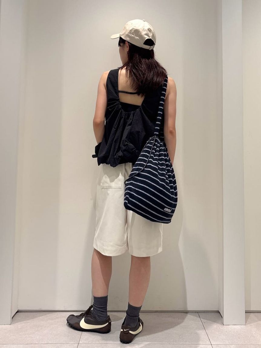 emmi atelier「emmiロゴパイルスクエア2wayショルダーバッグ」|ショルダー・メッセンジャー|