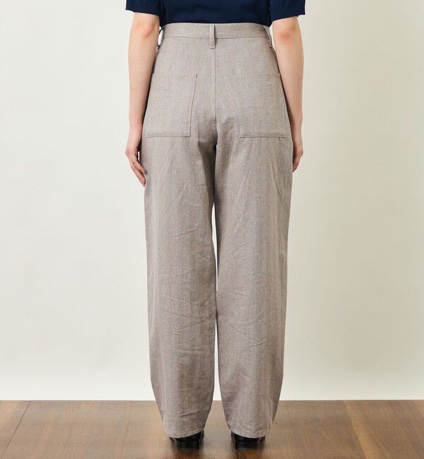 MACKINTOSH PHILOSOPHY「GREY LABEL リネンコットンヘリンボン　ワイドパンツ」|その他|
