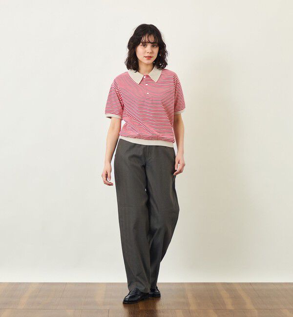 MACKINTOSH PHILOSOPHY「GREY LABEL リネンコットンヘリンボン　ワイドパンツ」|その他|