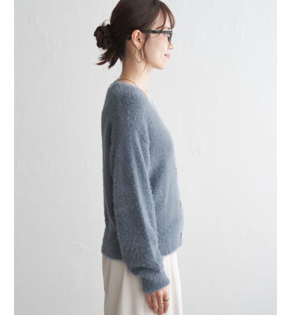 ikka「フェザーVネックカーディガン」|その他|