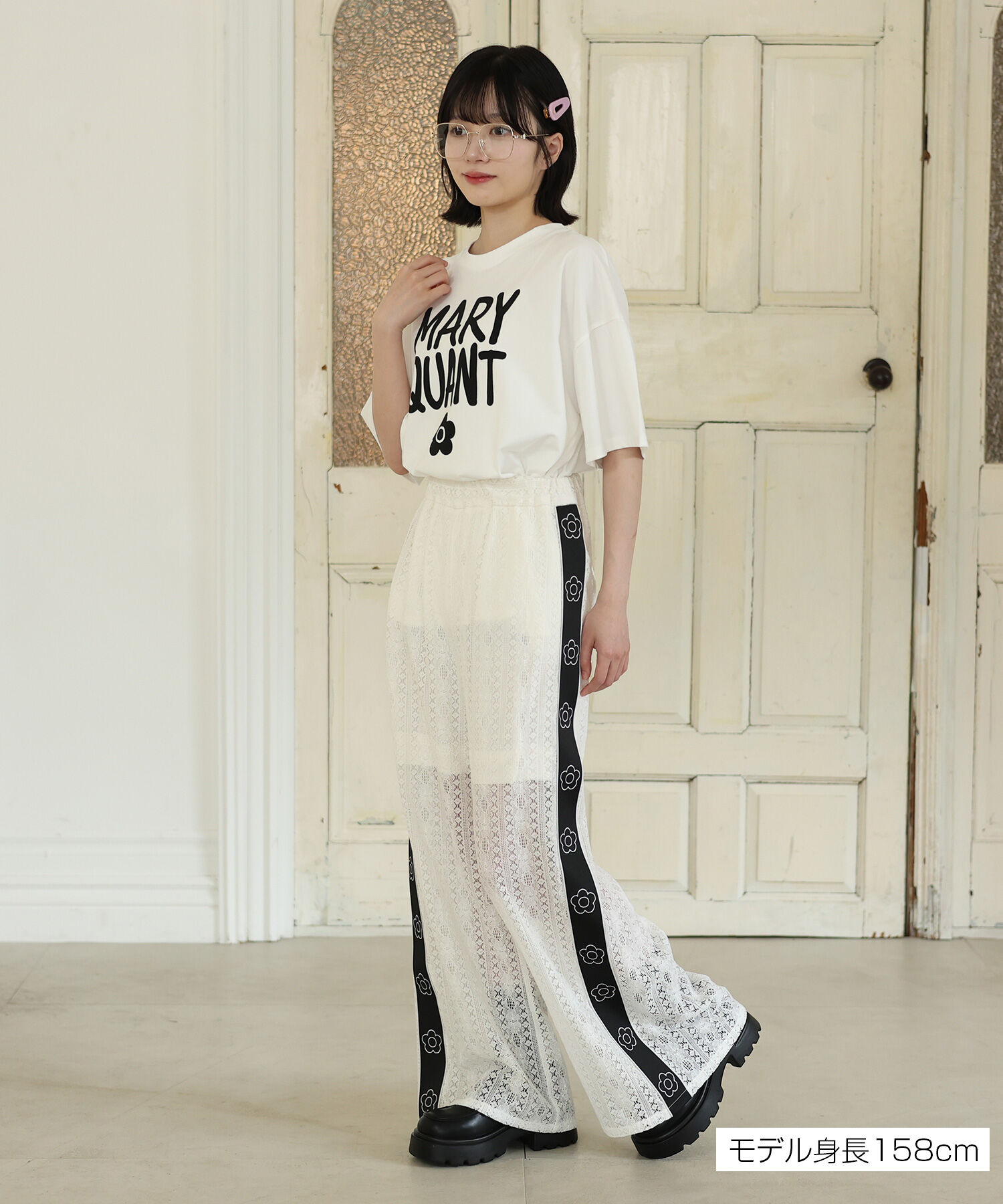 MARY QUANT「ペイントロゴ Tシャツ」|Tシャツ・カットソー|