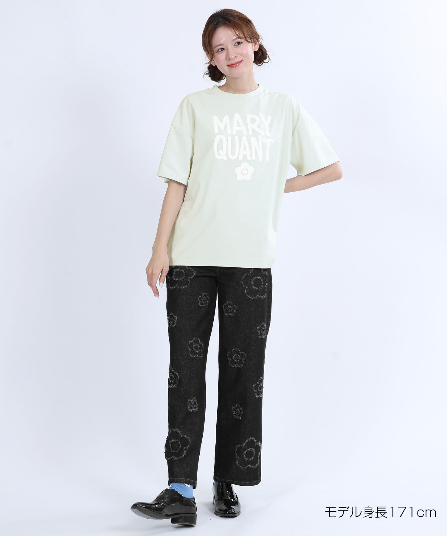 MARY QUANT「ペイントロゴ Tシャツ」|Tシャツ・カットソー|