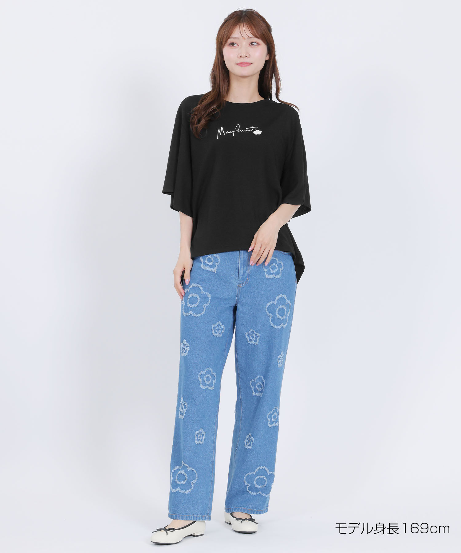 MARY QUANT「サインロゴフレア Tシャツ」|Tシャツ・カットソー|