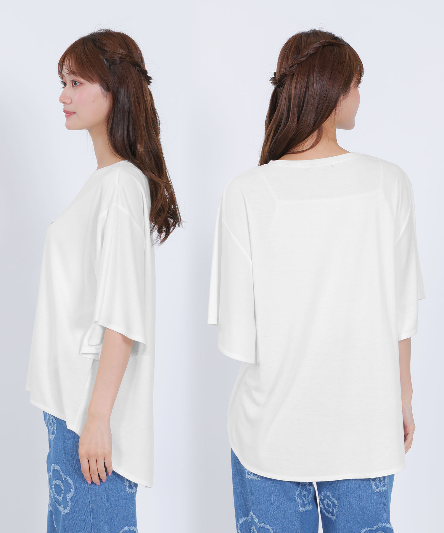 MARY QUANT「サインロゴフレア Tシャツ」|Tシャツ・カットソー|