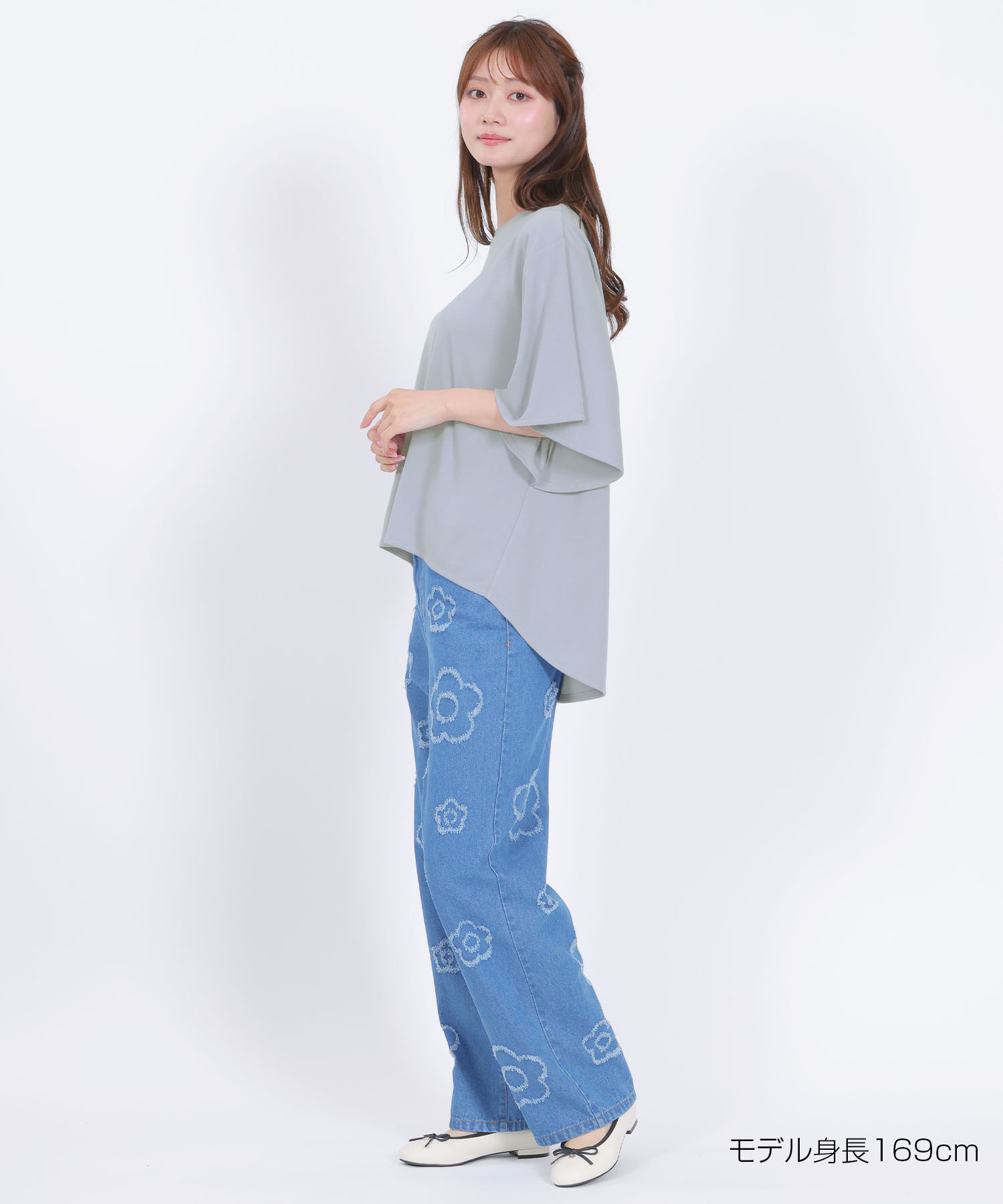 MARY QUANT「サインロゴフレア Tシャツ」|Tシャツ・カットソー|