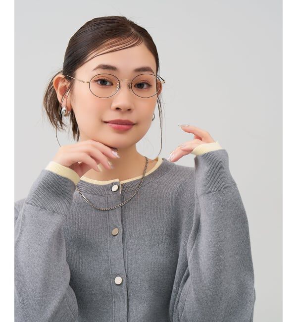  「 ボストン型 メガネ | チタン、軽量、メタル、高級感、伊達メガネ Zoff  レンズ交換券付 レンズ交換券付」|メガネ|