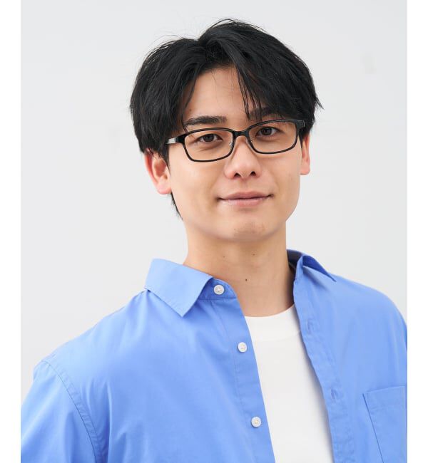  「ウェリントン型 メガネ | 、 レンズ交換券付」|メガネ|ブラック系その他2