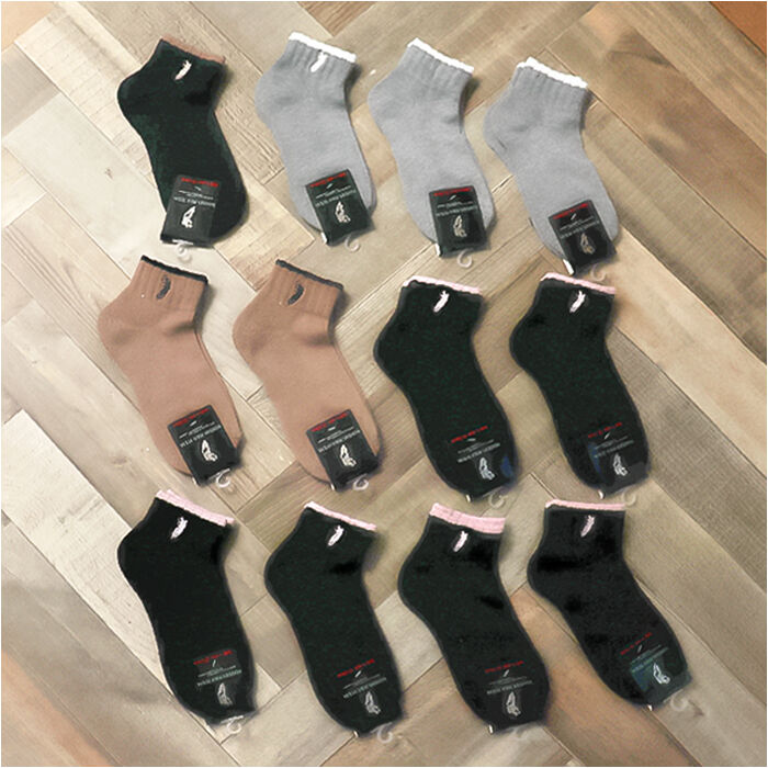 BACKYARD FAMILY「靴下 レディース 12足組 通販 ソックス 靴した スポーツソックス ショートソックス くつ下」|ソックス|