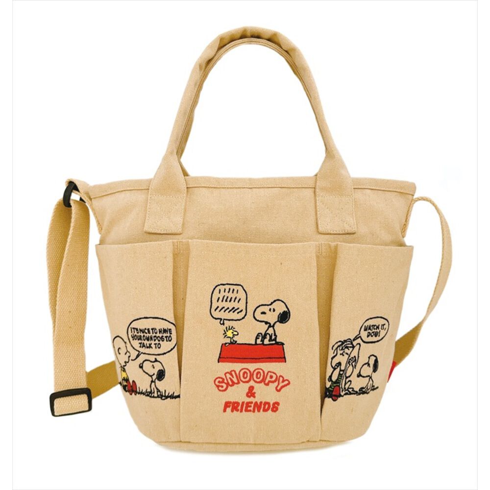 ROOTOTE「ルートート スヌーピー ROOTOTE 8421 通販 ショルダーバッグ 斜めがけバッグ」|ショルダー・メッセンジャー|ベージュ1