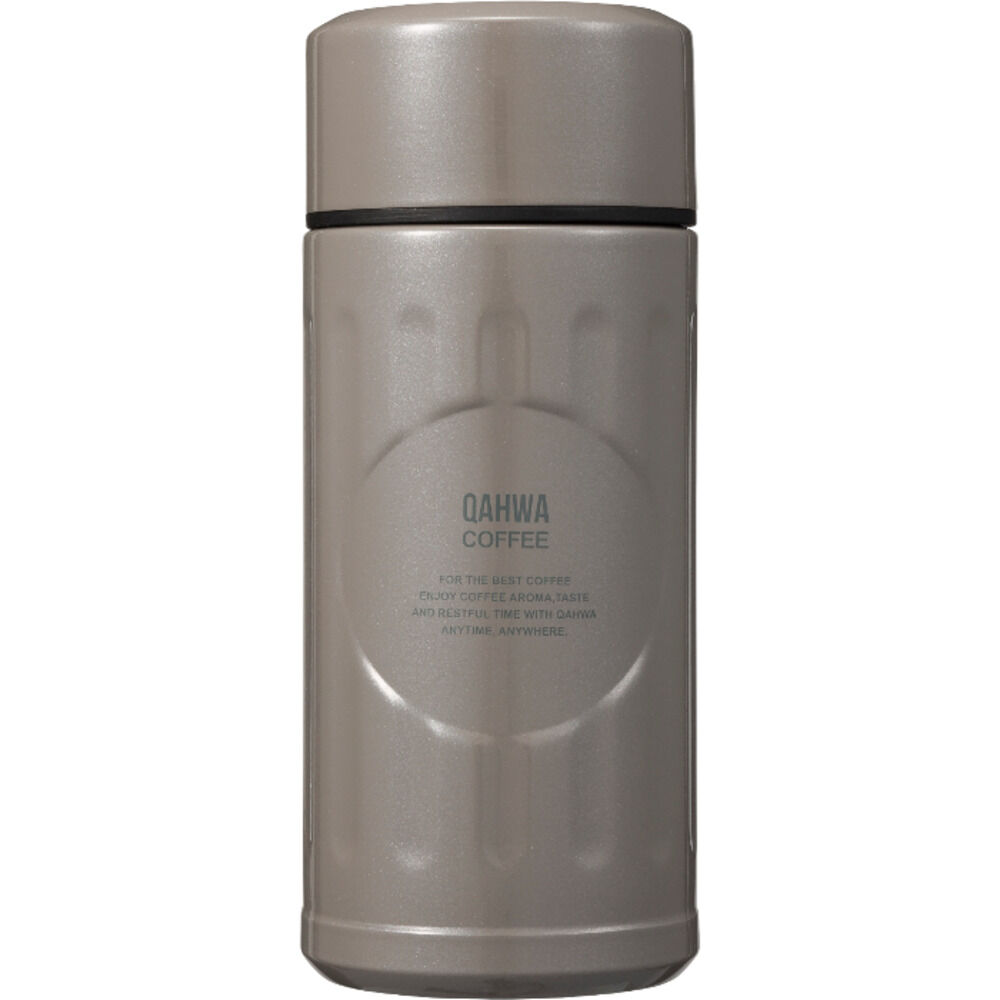 Qahwa「カフア コーヒーボトル 200ml 通販 コーヒーボトルmini qahwa 直飲み ボトル 水筒」|食器・キッチングッズ|グレー1