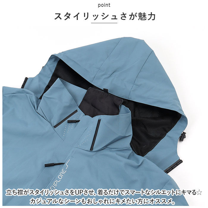 BACKYARD FAMILY「ジャケット フード付き 長袖 通販 ウインドブレーカー コート マウンテンパーカー 作業服」|その他|