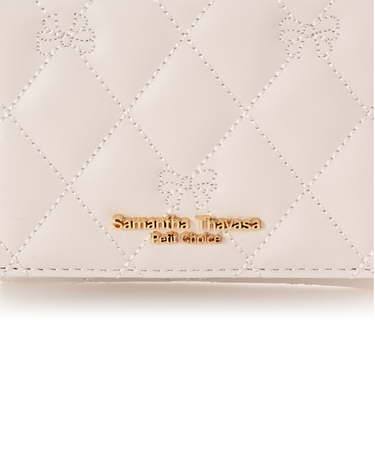 Samantha Thavasa Petit Choice「リボンキルト ミニ財布」|財布|