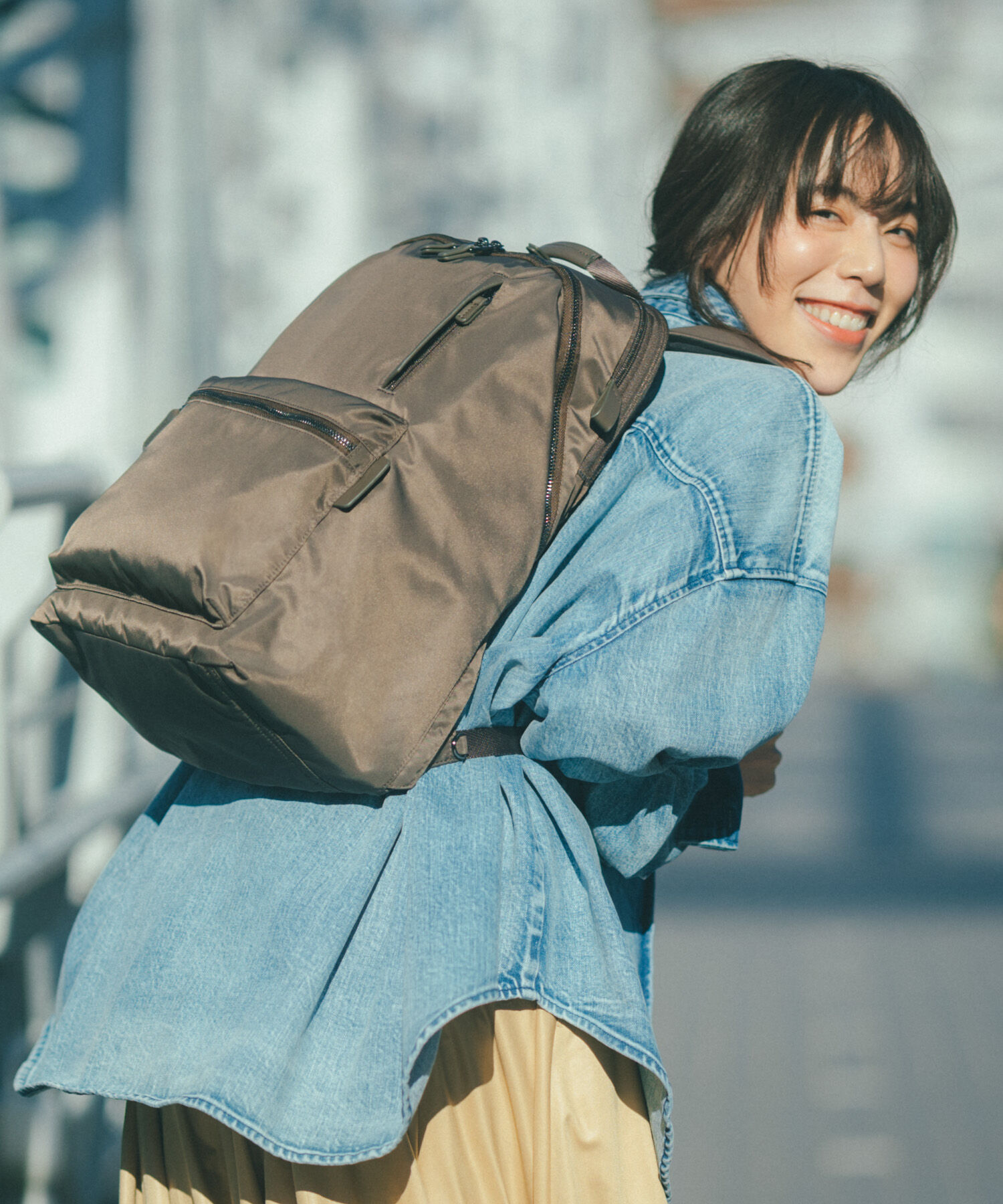 W&.Day/Night「W&.Day/Night ポッケス ハグリュック A4サイズ 14.0インチPC収納 20212」|リュック|
